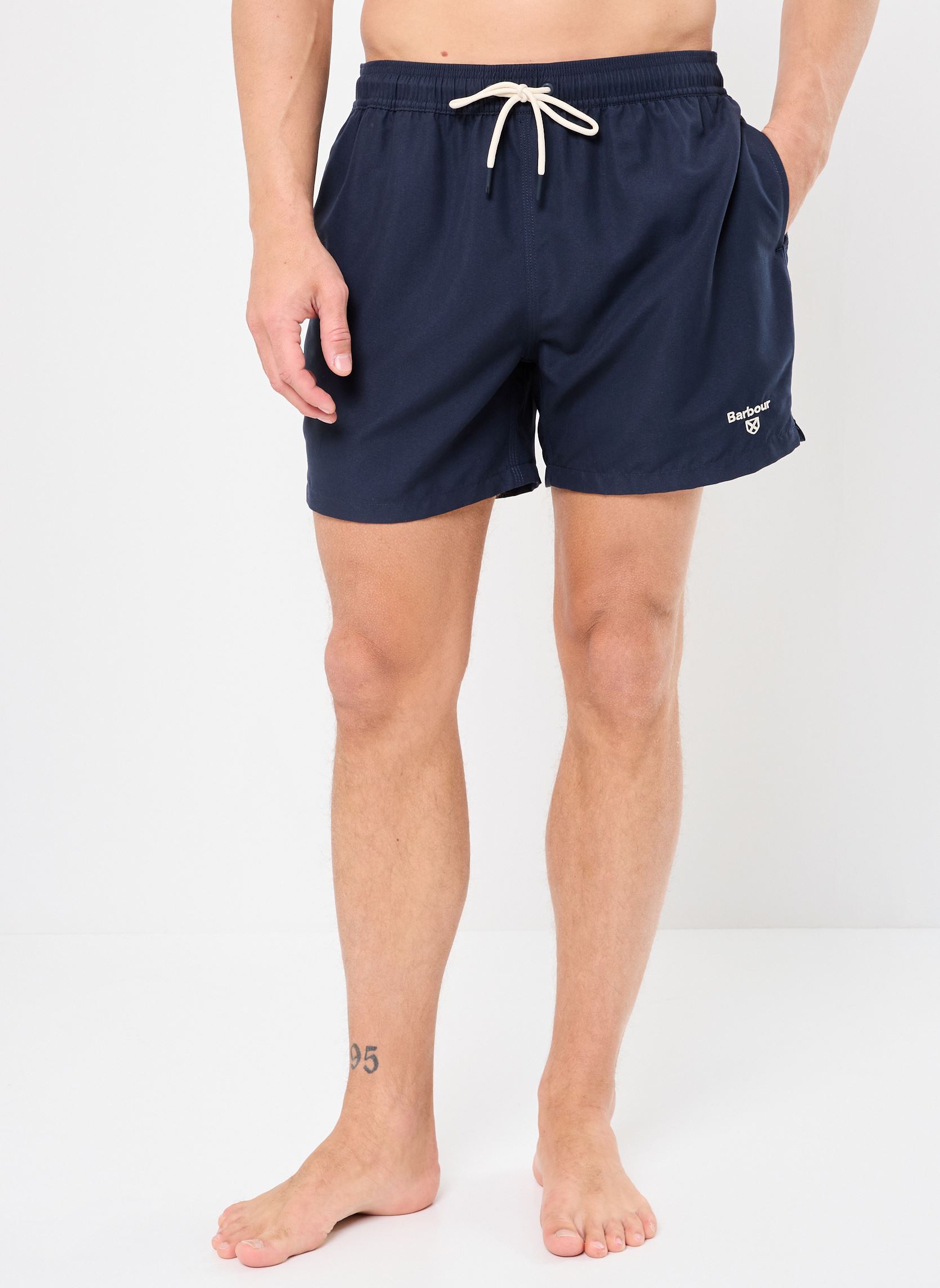 Shorts de bain STAPLE LOGO 5' SWIN SHORT homme bleu Barbour Shorts de bain STAPLE LOGO 5' SWIN SHORT homme bleu NAVY