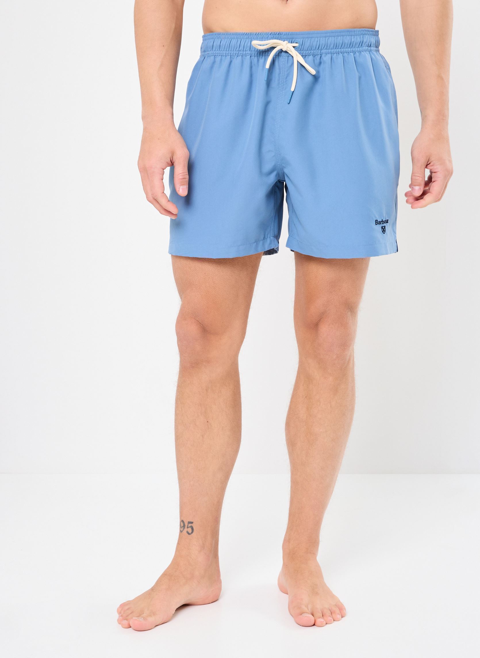 Shorts de bain STAPLE LOGO 5' SWIN SHORT homme bleu Barbour Shorts de bain STAPLE LOGO 5' SWIN SHORT homme bleu FORCE BLUE