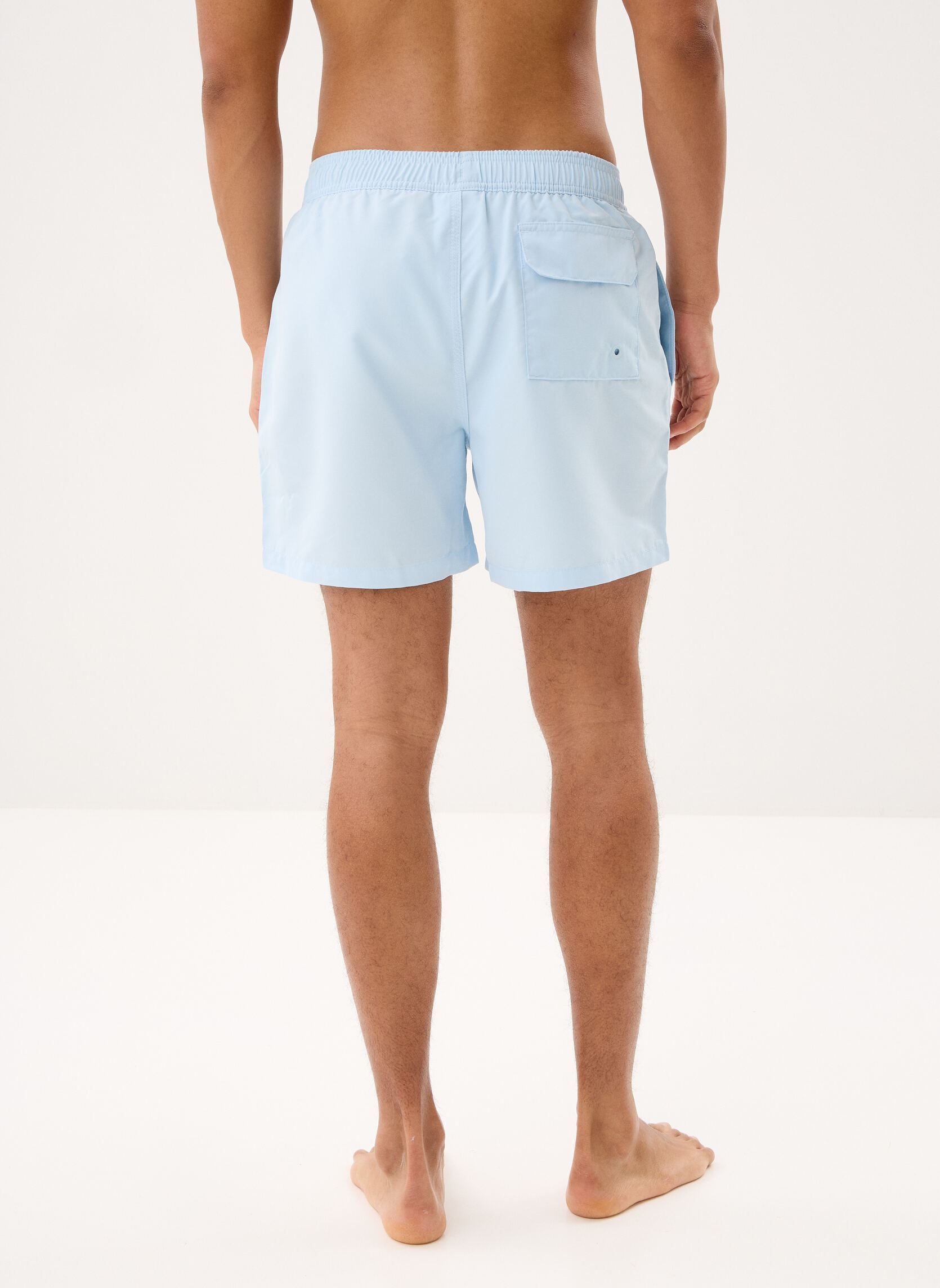 Zwemshorts STAPLE LOGO 5' SWIN SHORT heren blauw Barbour Zwemshorts STAPLE LOGO 5' SWIN SHORT heren blauw OCEAN SKY