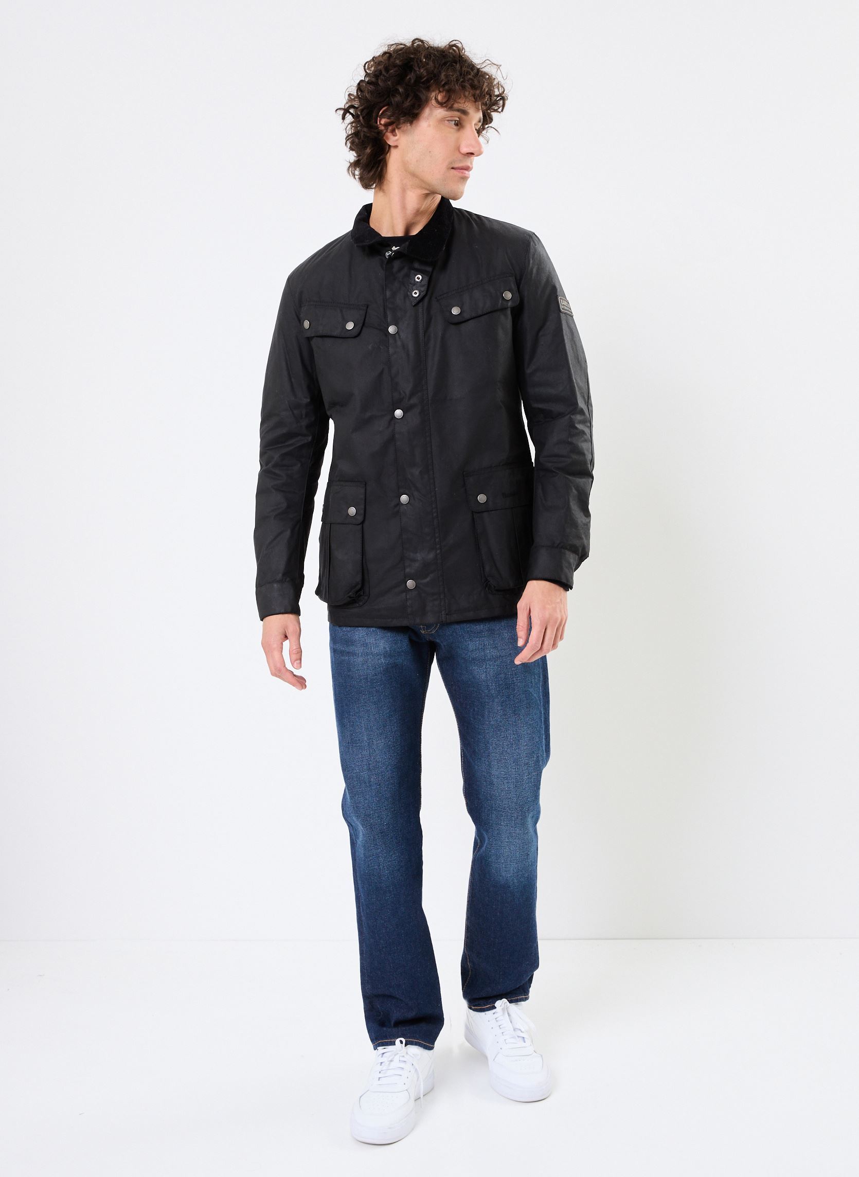 Vestes imperméables B.INTL TOURER DUKE WAX homme noir Barbour Vestes imperméables B.INTL TOURER DUKE WAX homme noir Black