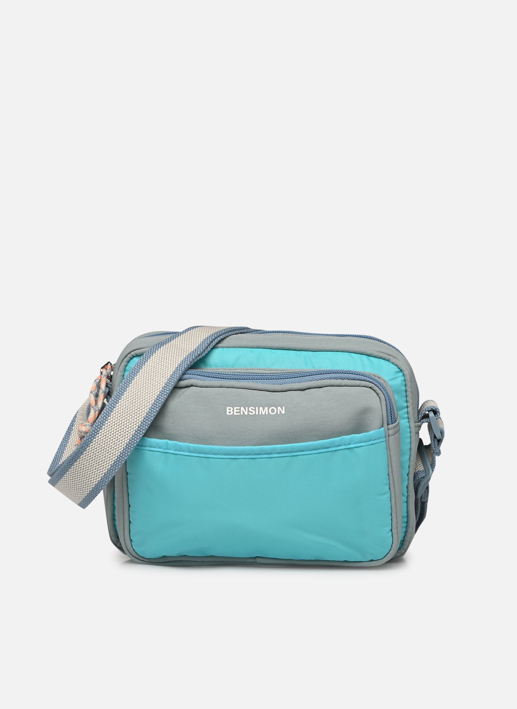 Umhängetaschen SMALL BESACE MAIDSTONE damen blau Bensimon Umhängetaschen SMALL BESACE MAIDSTONE damen blau Bleu gris
