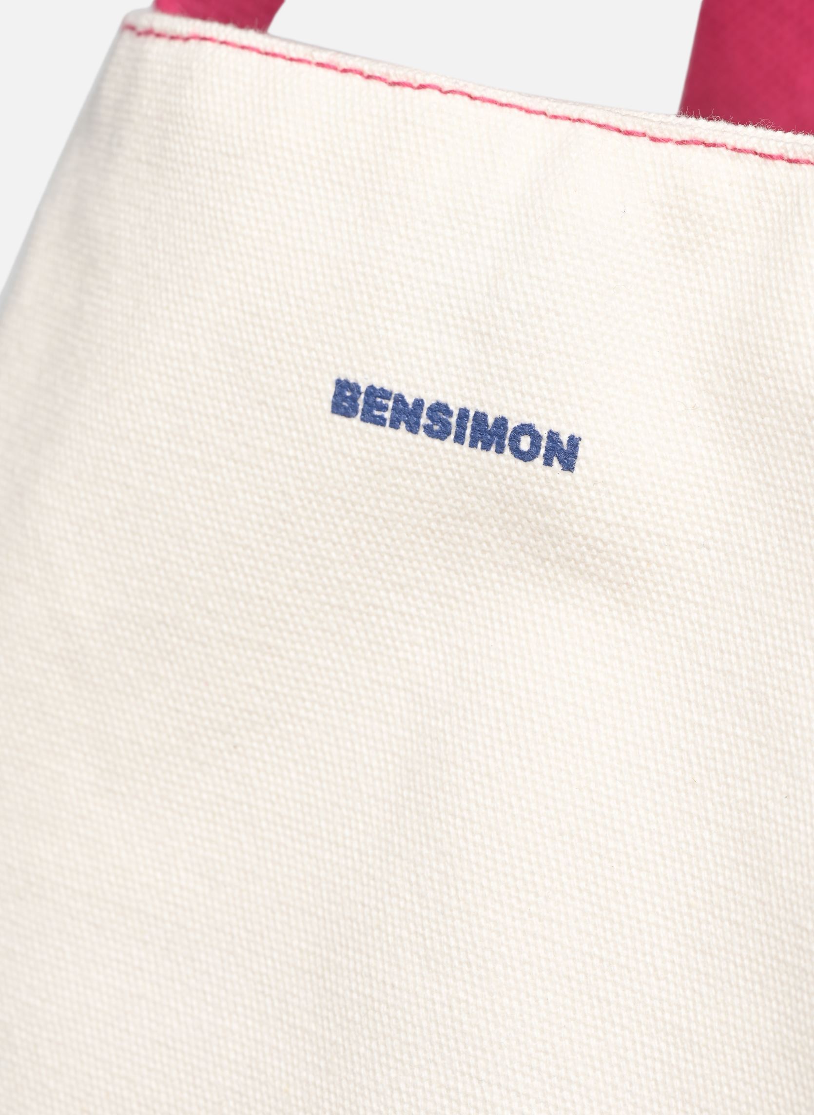 Schoudertassen SHOP.BAG NELLORE L dames wit Bensimon Schoudertassen SHOP.BAG NELLORE L dames wit Ecru