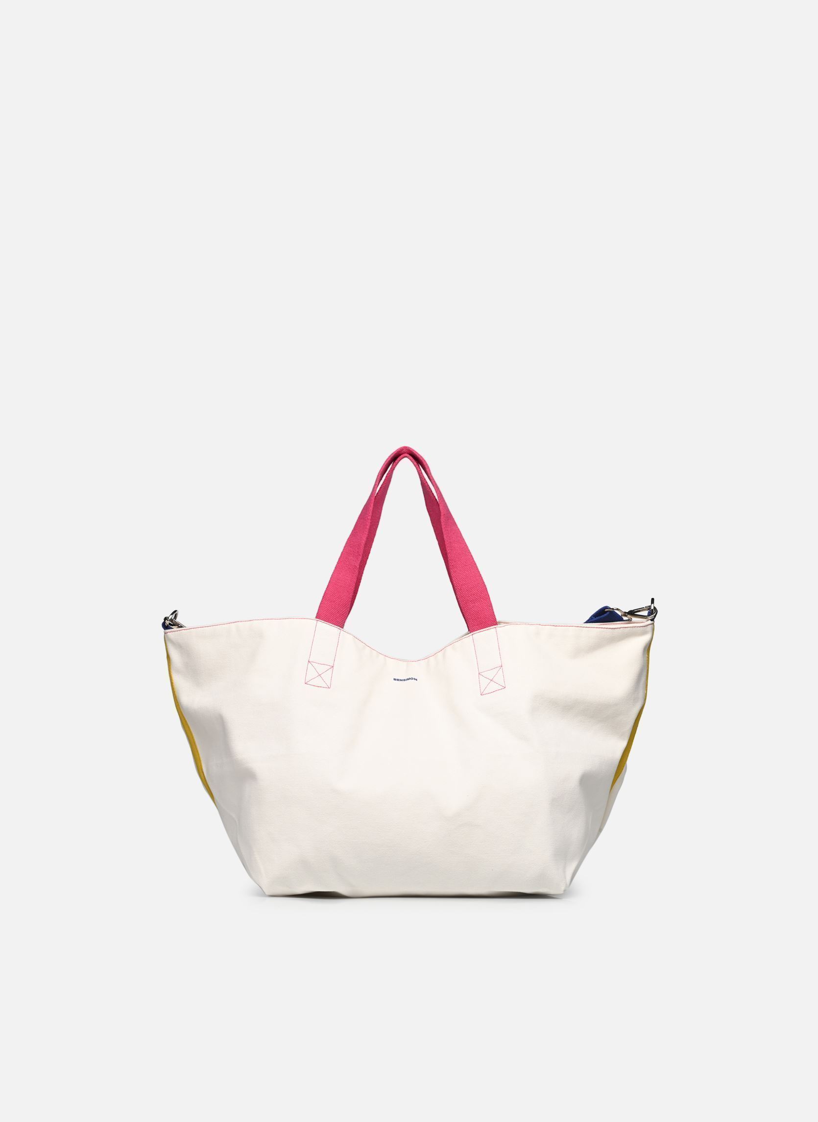 Schoudertassen SHOP.BAG NELLORE L dames wit Bensimon Schoudertassen SHOP.BAG NELLORE L dames wit Ecru