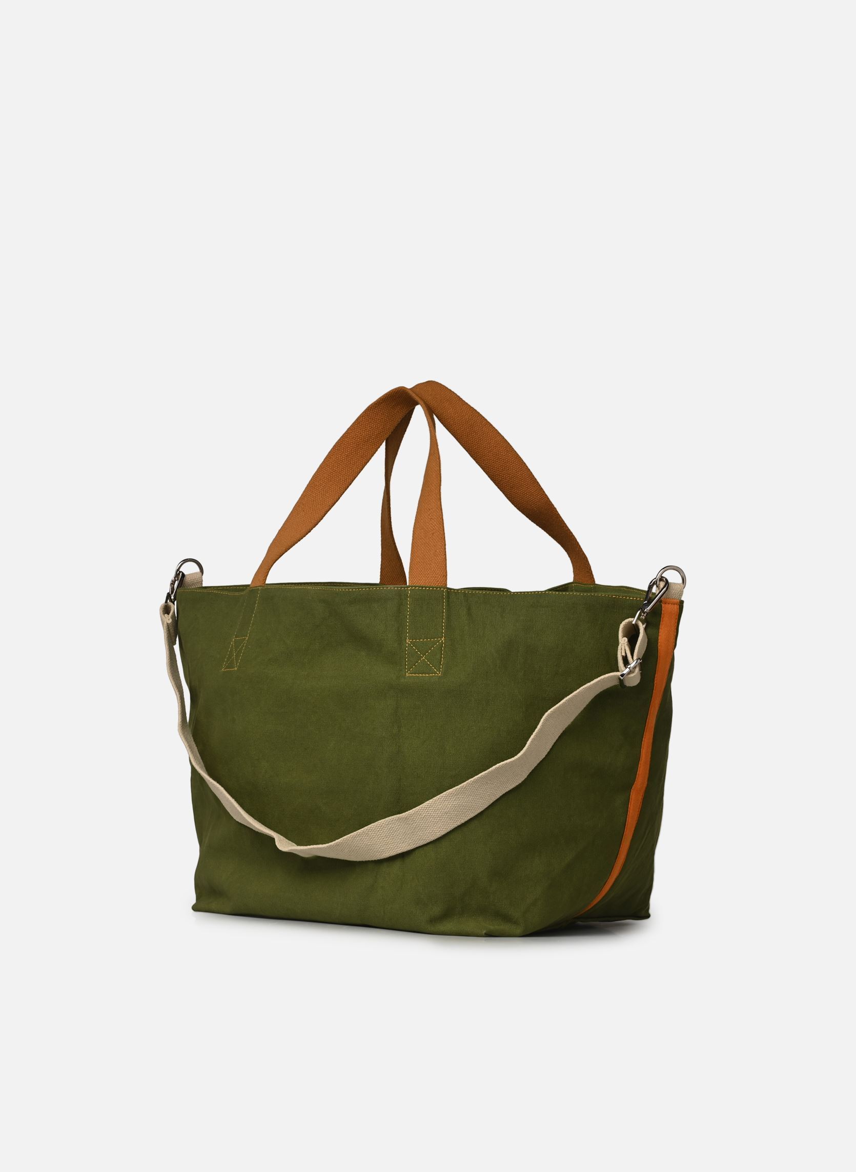 Sacs bandoulière SHOP.BAG NELLORE L femme vert Bensimon Sacs bandoulière SHOP.BAG NELLORE L femme vert Kaki