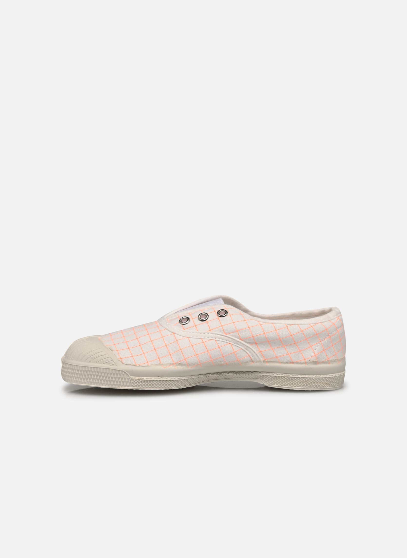 Niedrige Sneaker Elly Enfant Neon Checks weiß Bensimon Niedrige Sneaker Elly Enfant Neon Checks weiß ORANGE FLUO