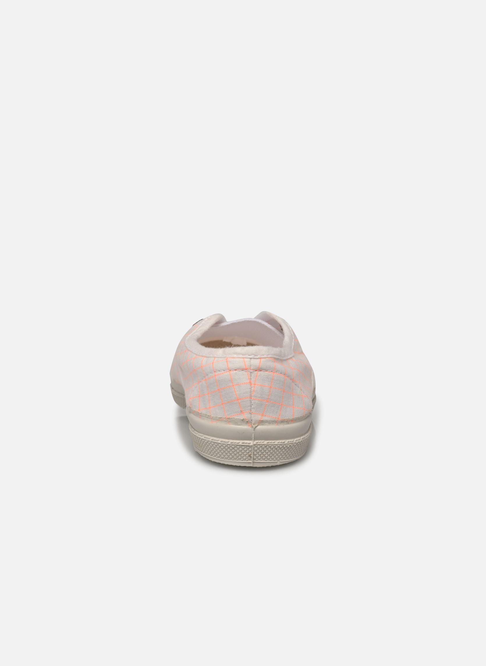 Niedrige Sneaker Elly Enfant Neon Checks weiß Bensimon Niedrige Sneaker Elly Enfant Neon Checks weiß ORANGE FLUO