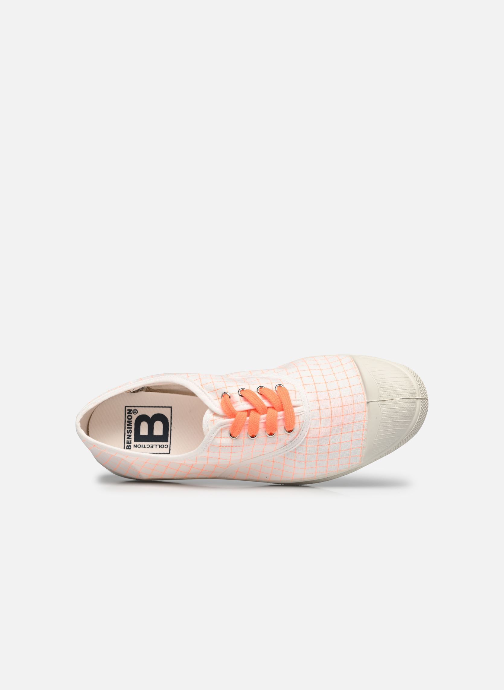 Baskets toile Lacet Femme Neon Checks femme orange Bensimon Baskets toile Lacet Femme Neon Checks femme orange ORANGE FLUO