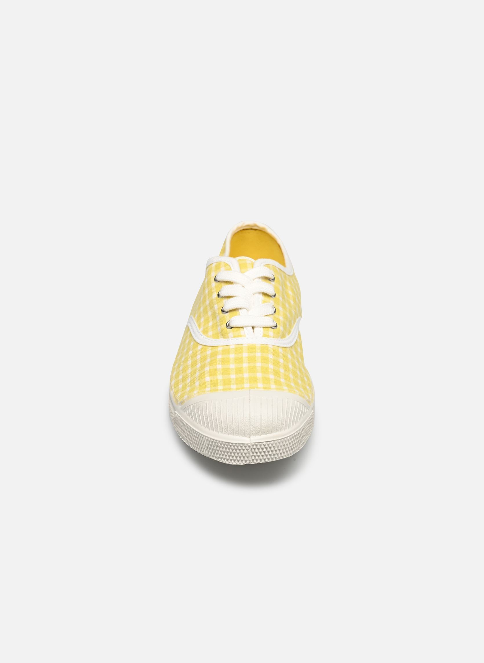 Zapatillas de lona Lacet Femme Fresh Vichy mujer amarillo Bensimon Zapatillas de lona Lacet Femme Fresh Vichy mujer amarillo MAIS
