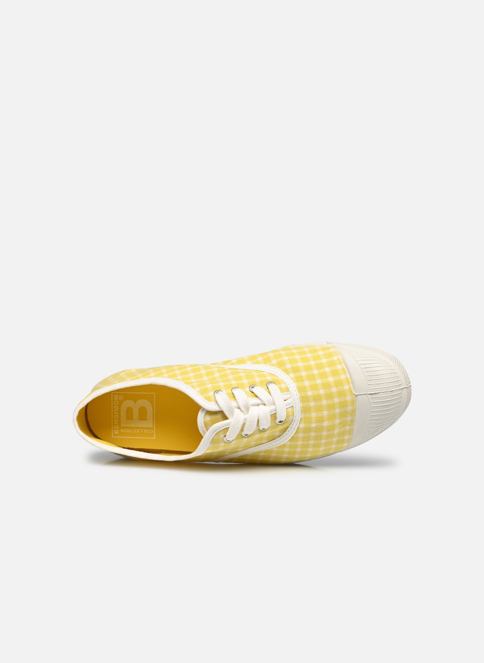 Zapatillas de lona Lacet Femme Fresh Vichy mujer amarillo Bensimon Zapatillas de lona Lacet Femme Fresh Vichy mujer amarillo MAIS