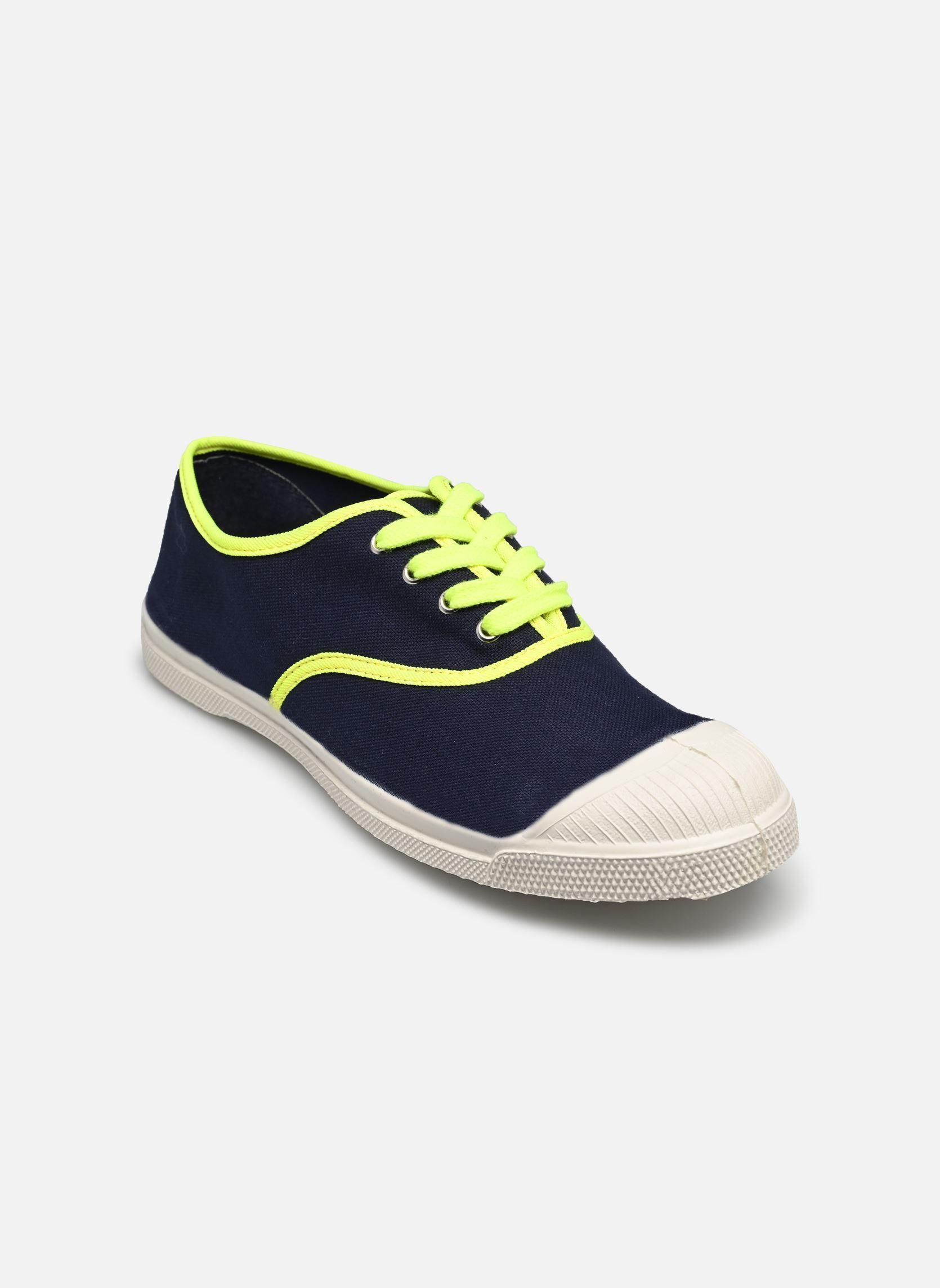 Print sneakers Lacet Femme Bineon dames blauw Bensimon Print sneakers Lacet Femme Bineon dames blauw MARINE