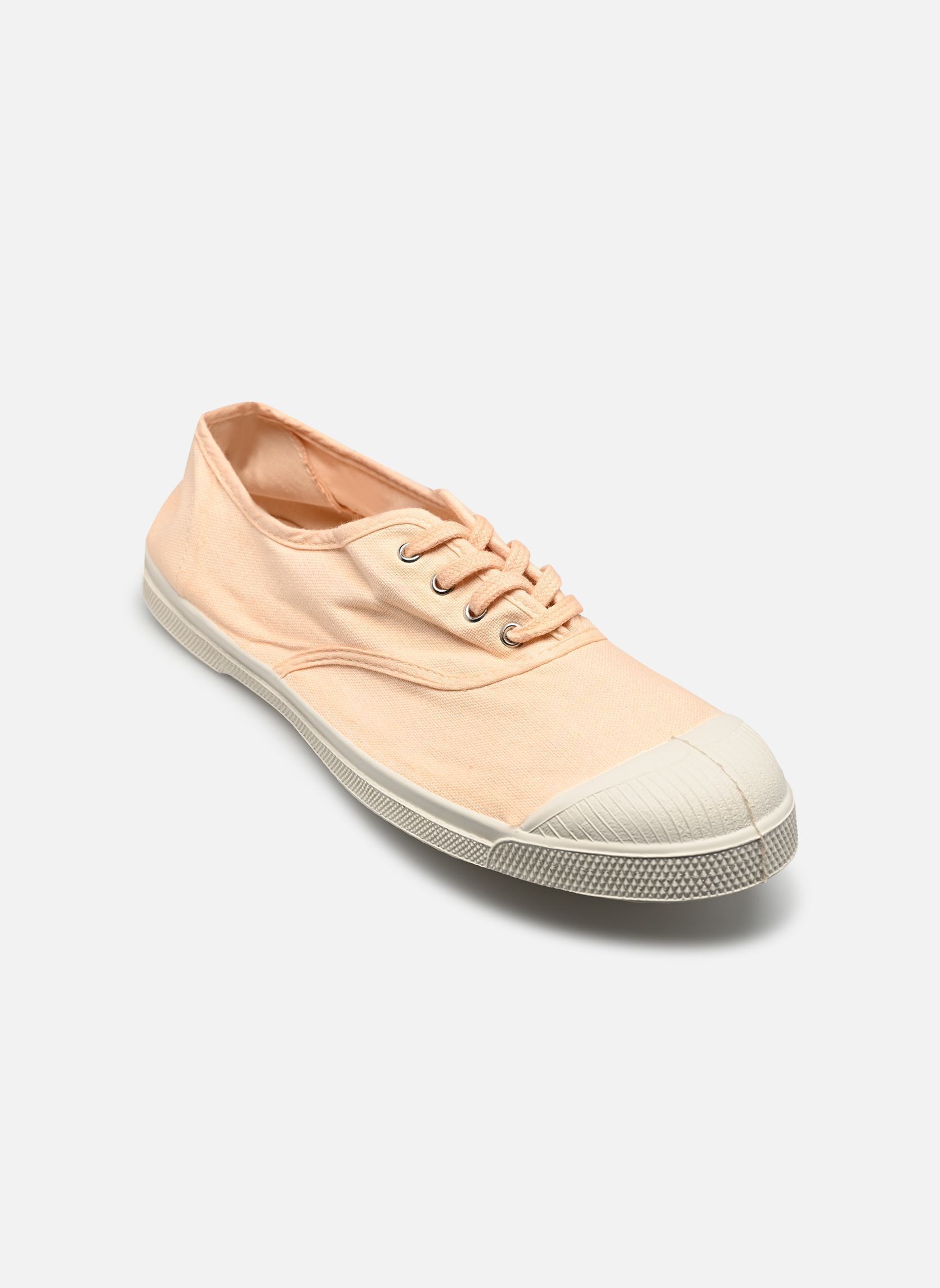 Baskets toile Lacet Femme Liberty femme beige Bensimon Baskets toile Lacet Femme Liberty femme beige TOAST