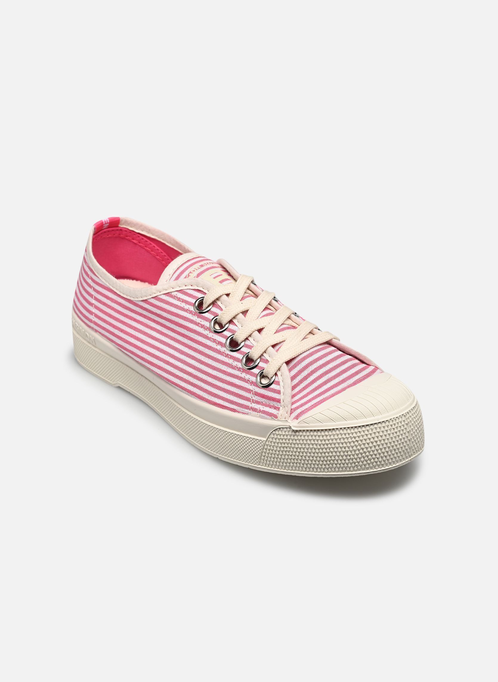 Sneakers di tela Romy Femme Small Stripes donna rosa Bensimon Sneakers di tela Romy Femme Small Stripes donna rosa FUSHIA
