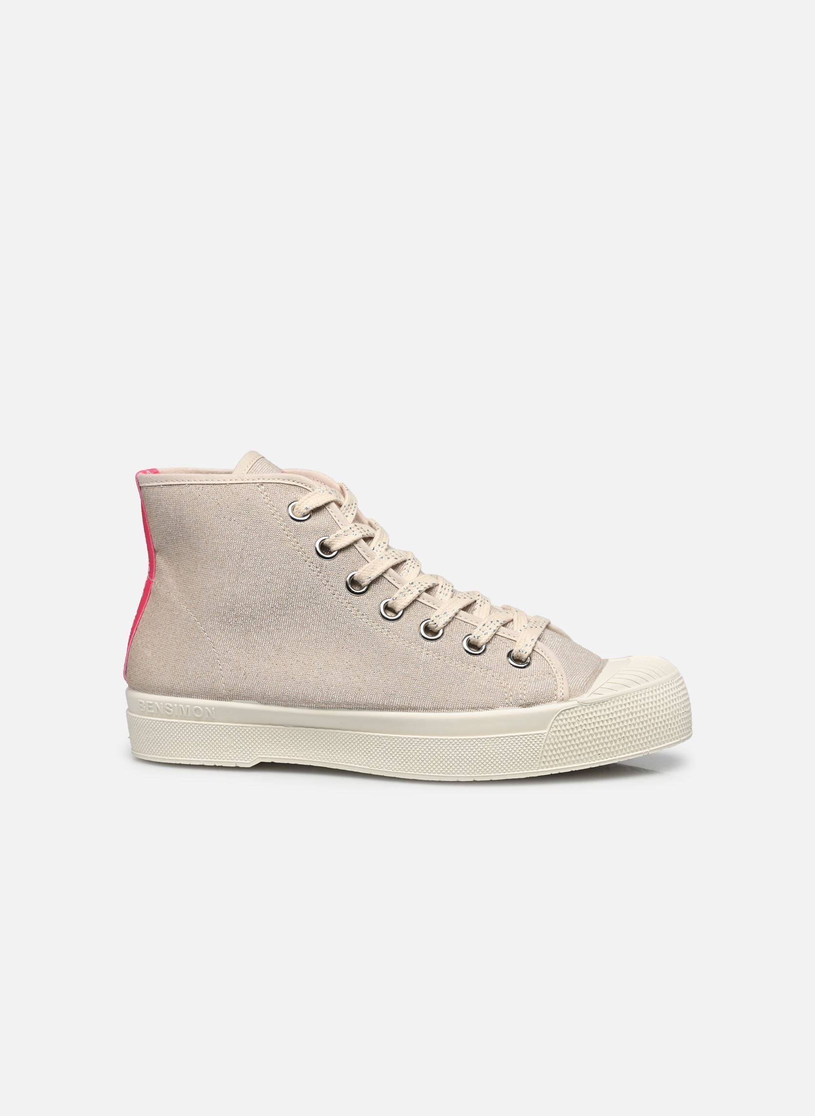Baskets toile Stella Femme Ecru Shiny femme argent Bensimon Baskets toile Stella Femme Ecru Shiny femme argent ARGENT