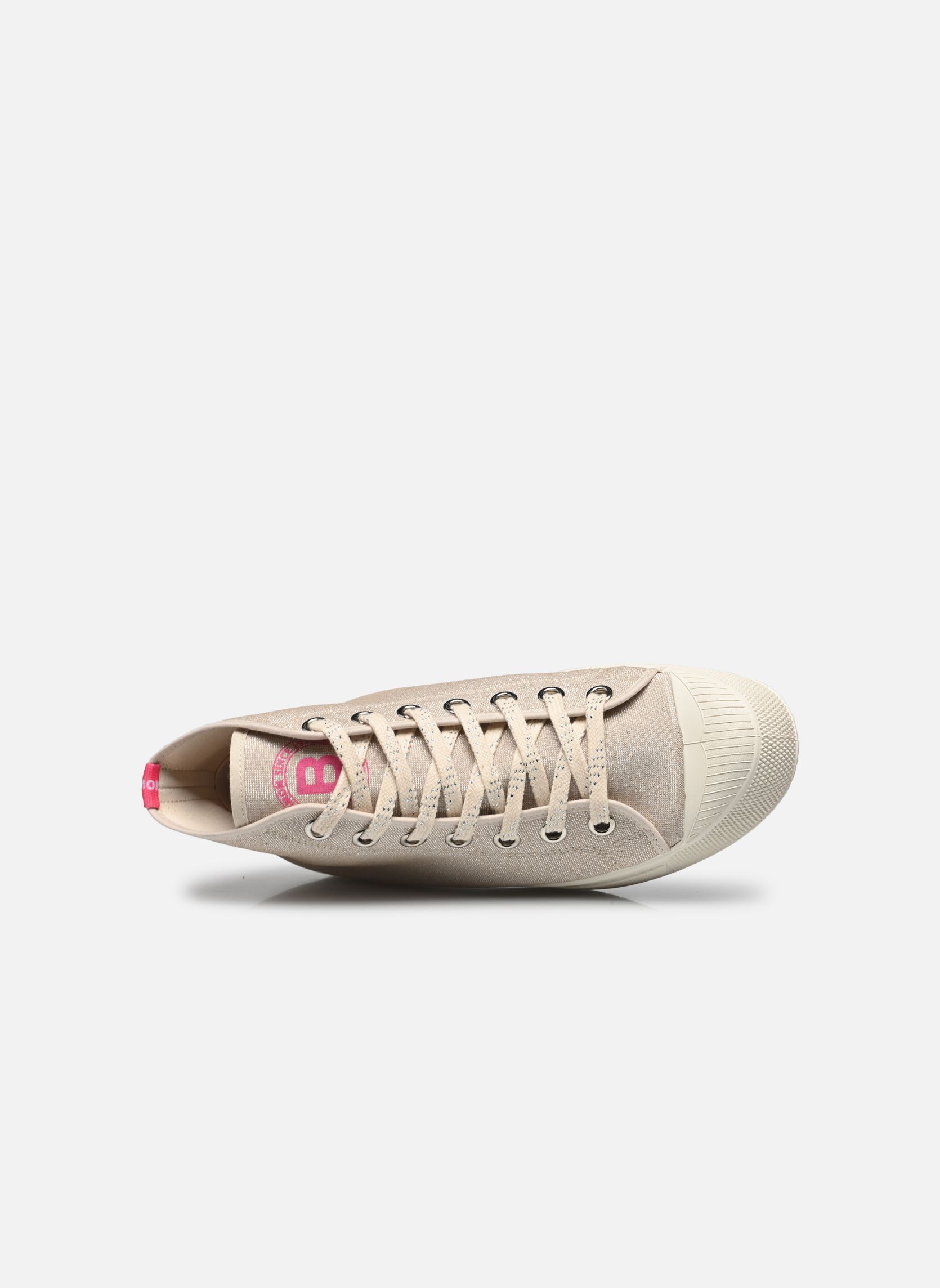 Baskets toile Stella Femme Ecru Shiny femme argent Bensimon Baskets toile Stella Femme Ecru Shiny femme argent ARGENT