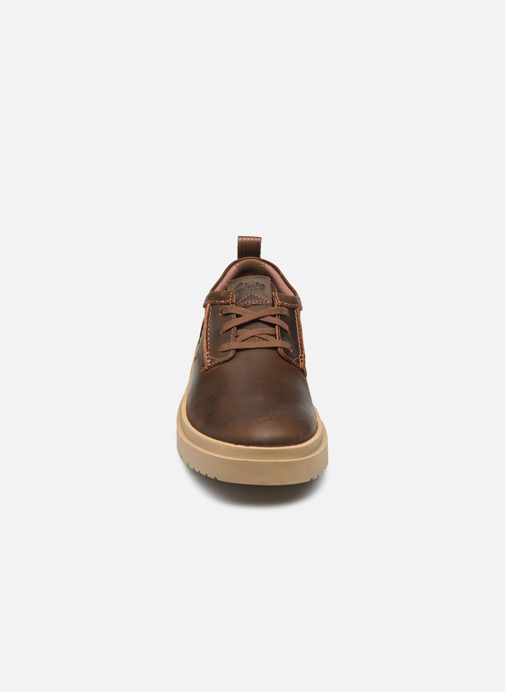 Zapatillas Polden Lace hombre marrón Clarks Zapatillas Polden Lace hombre marrón BEESWAX LEATHER