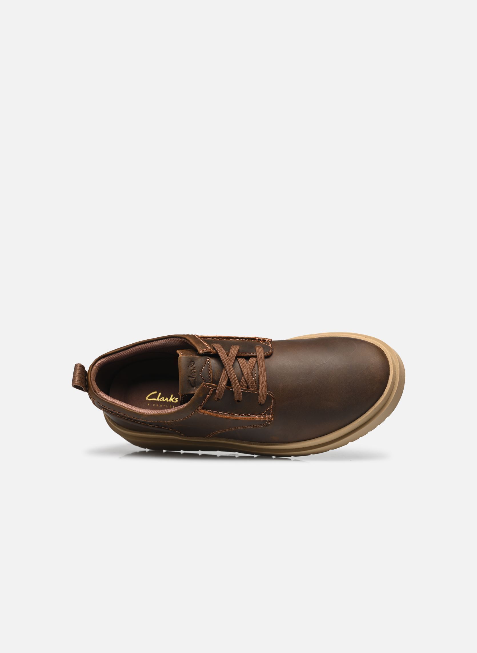 Zapatillas Polden Lace hombre marrón Clarks Zapatillas Polden Lace hombre marrón BEESWAX LEATHER