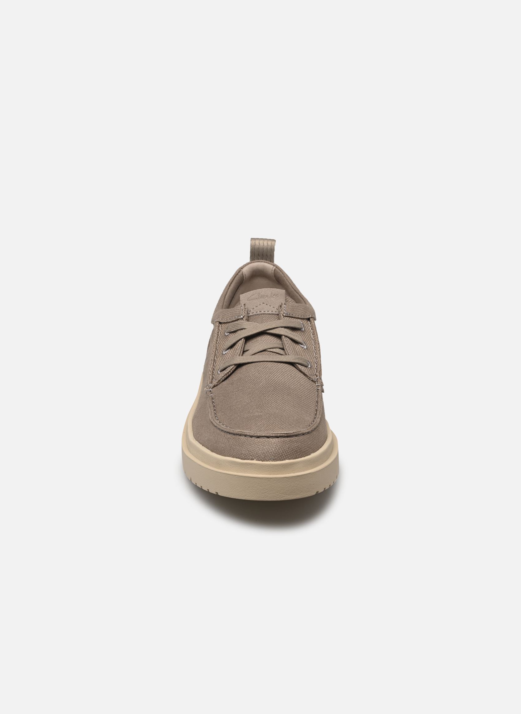 Baskets Polden Moc homme gris Clarks Baskets Polden Moc homme gris GREY CANVAS