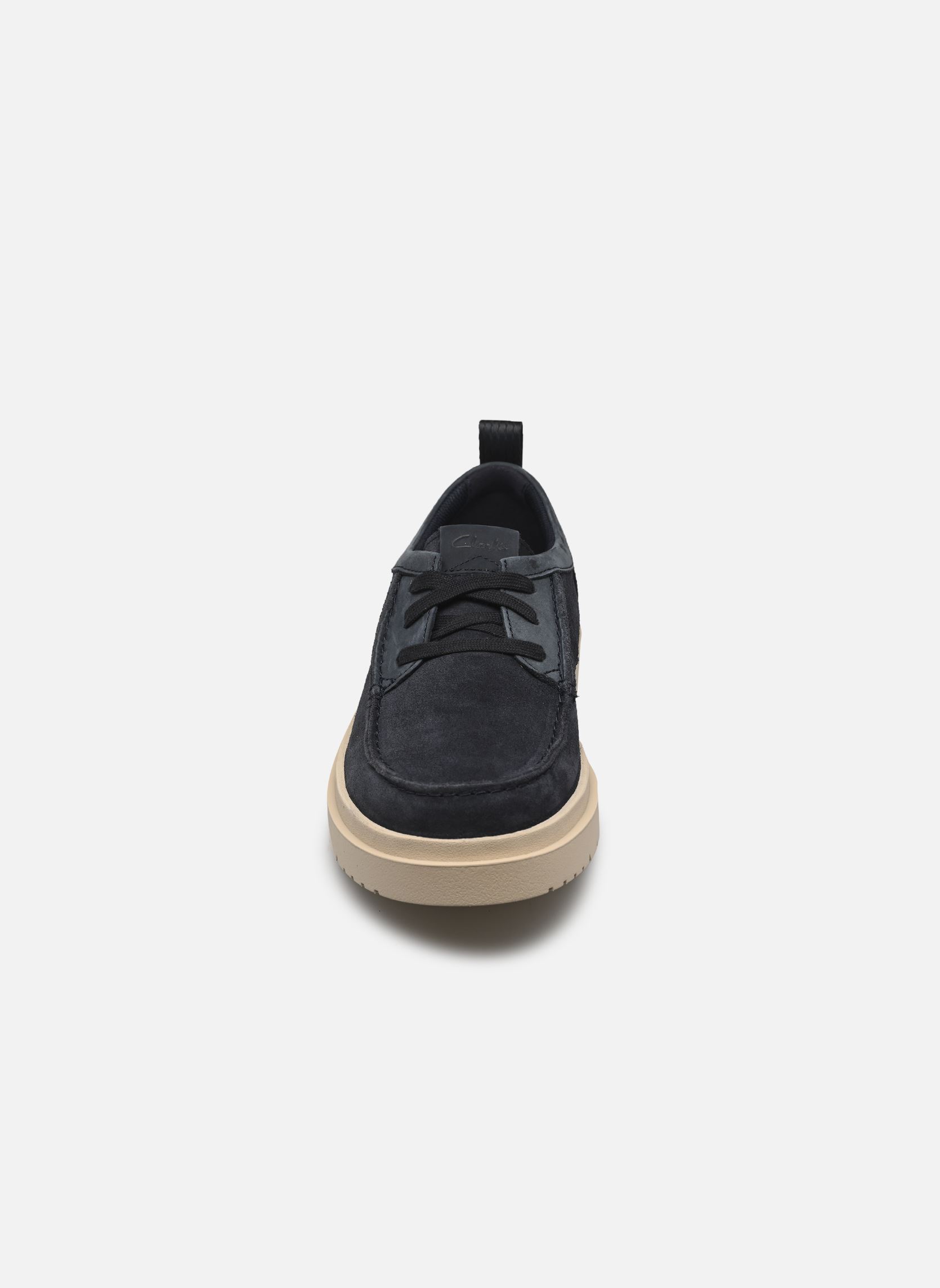 Baskets Polden Moc homme bleu Clarks Baskets Polden Moc homme bleu NAVY SUEDE
