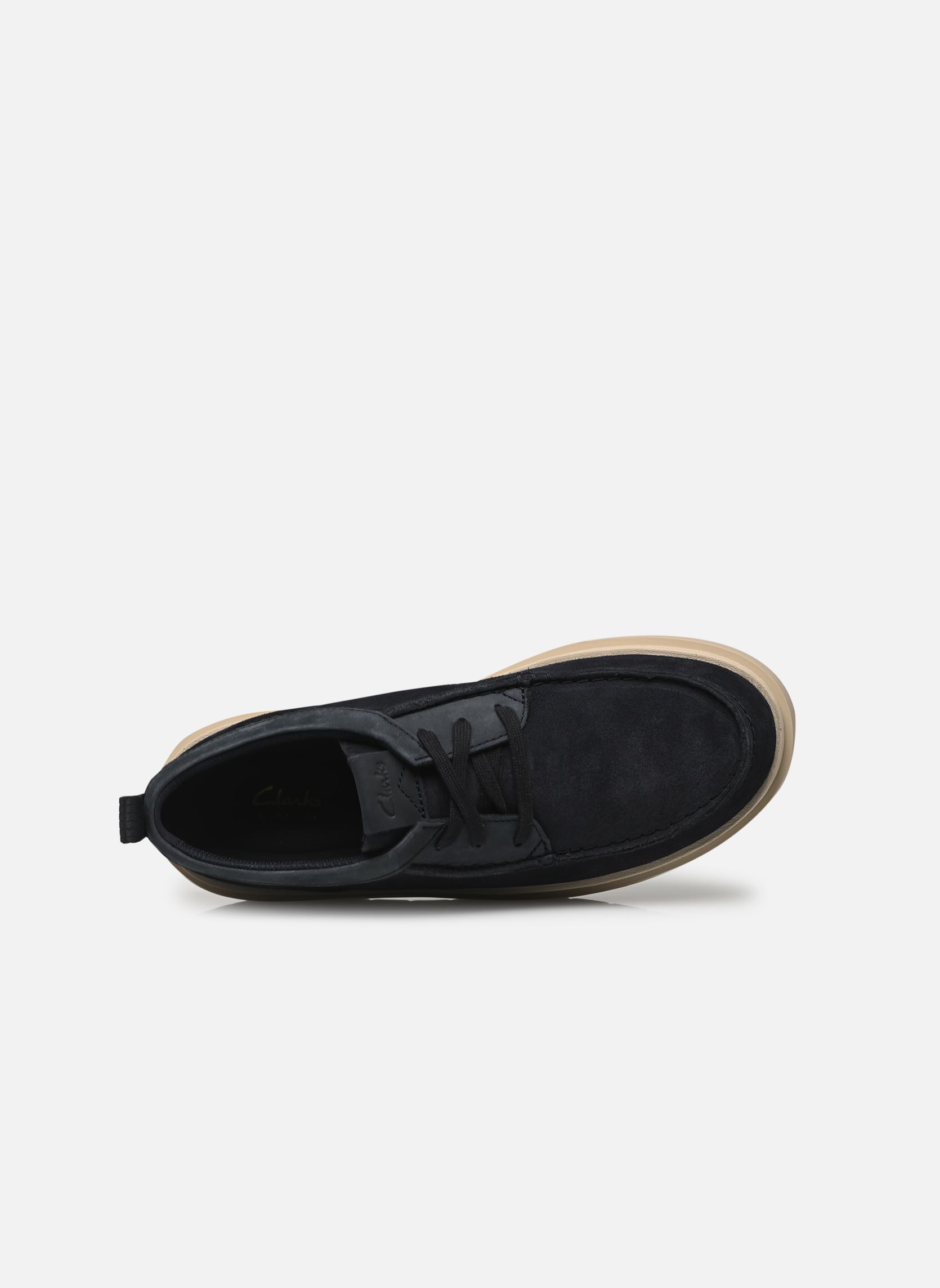 Baskets Polden Moc homme bleu Clarks Baskets Polden Moc homme bleu NAVY SUEDE
