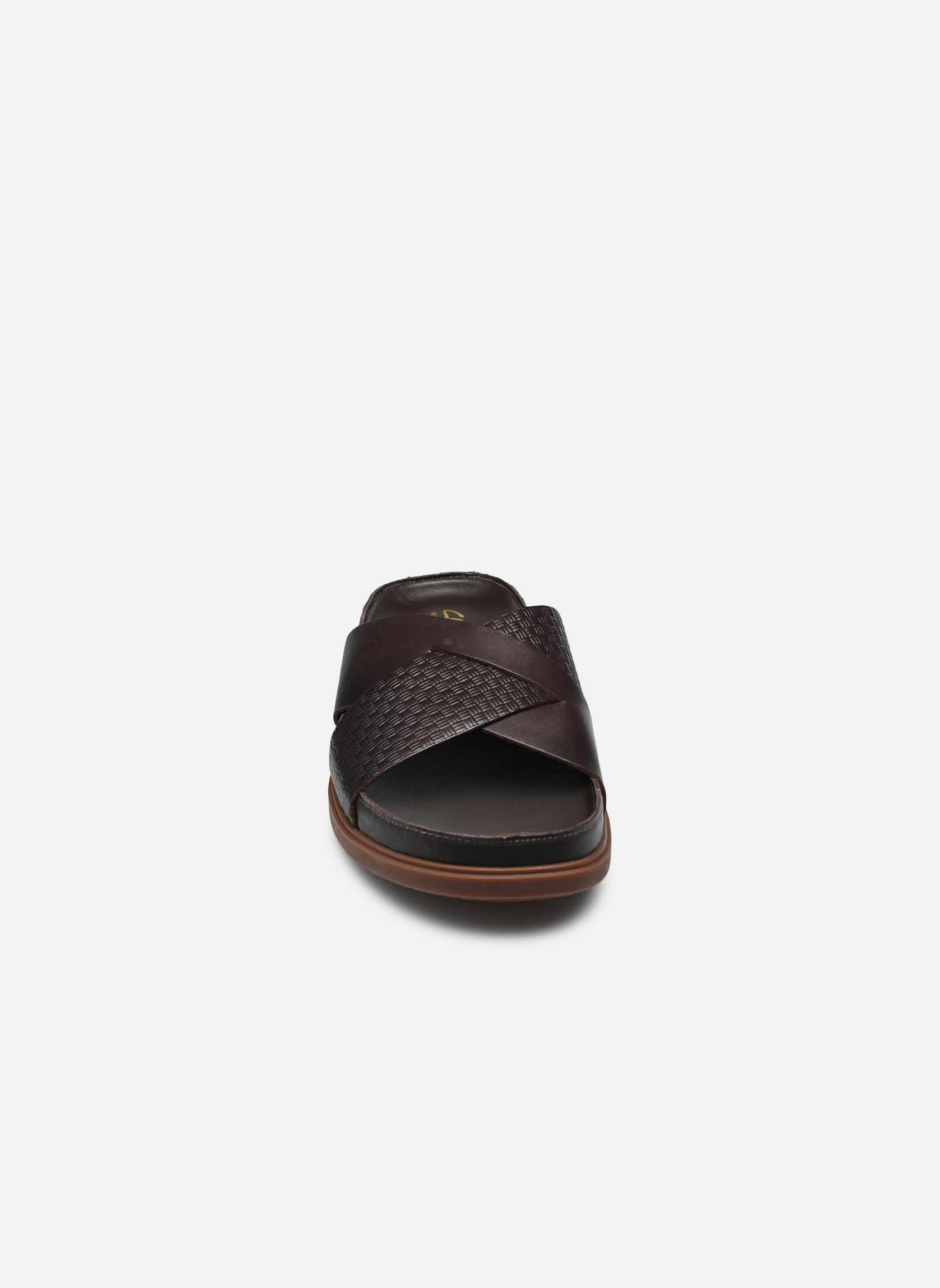 Sandalen en muilen Torford Cross heren bruin Clarks Sandalen en muilen Torford Cross heren bruin BROWN LEATHER