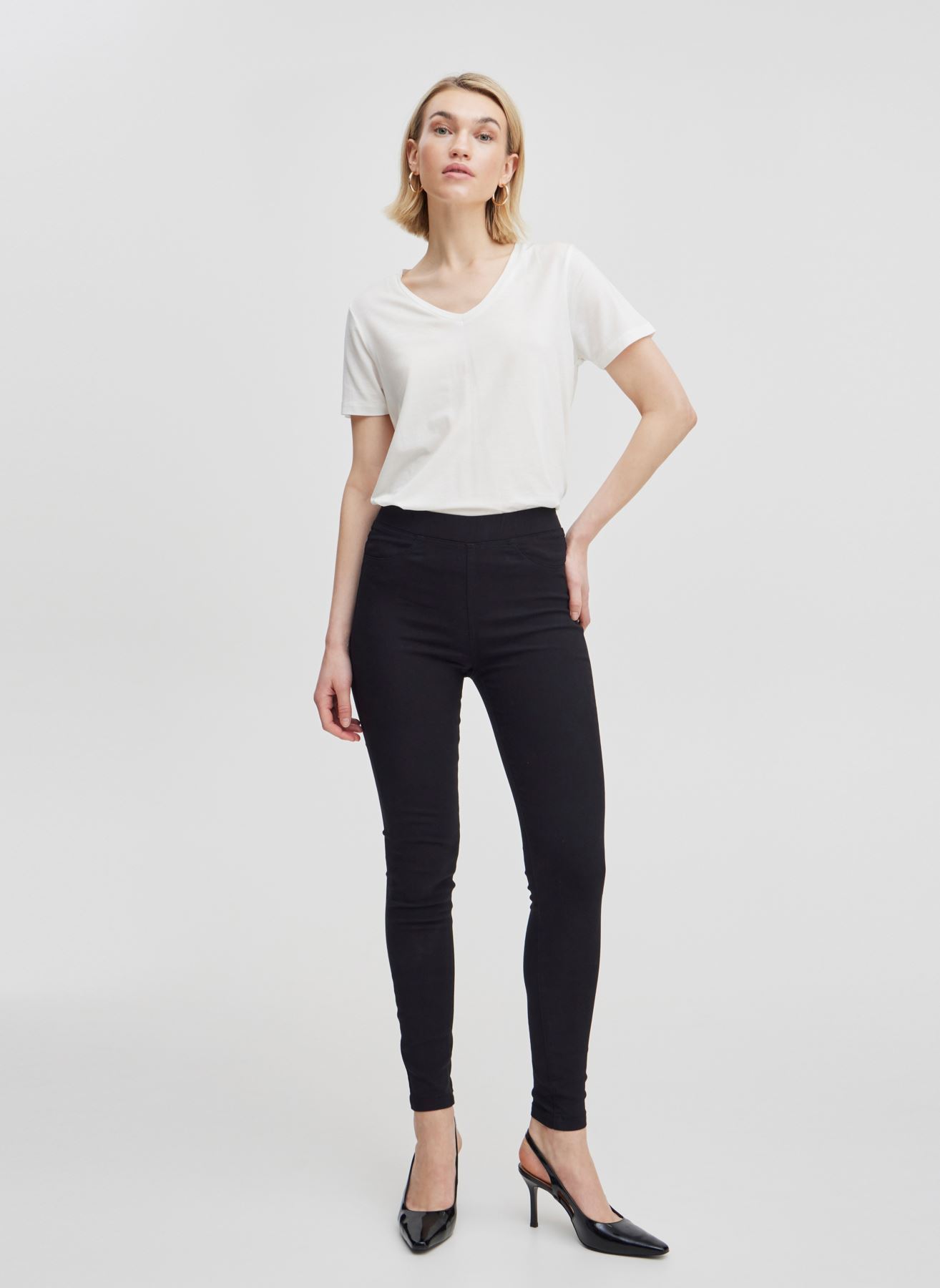 Jeans slim et skinny BYKEIRA BYDIXI JEGGING femme noir B-Young Jeans slim et skinny BYKEIRA BYDIXI JEGGING femme noir BLACK