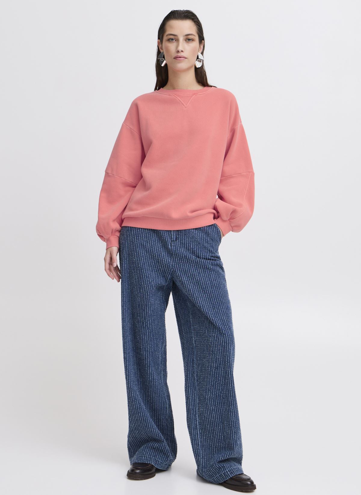 Sweater BYSTANA SWEAT dames roze B-Young Sweater BYSTANA SWEAT dames roze Porcelain Rose