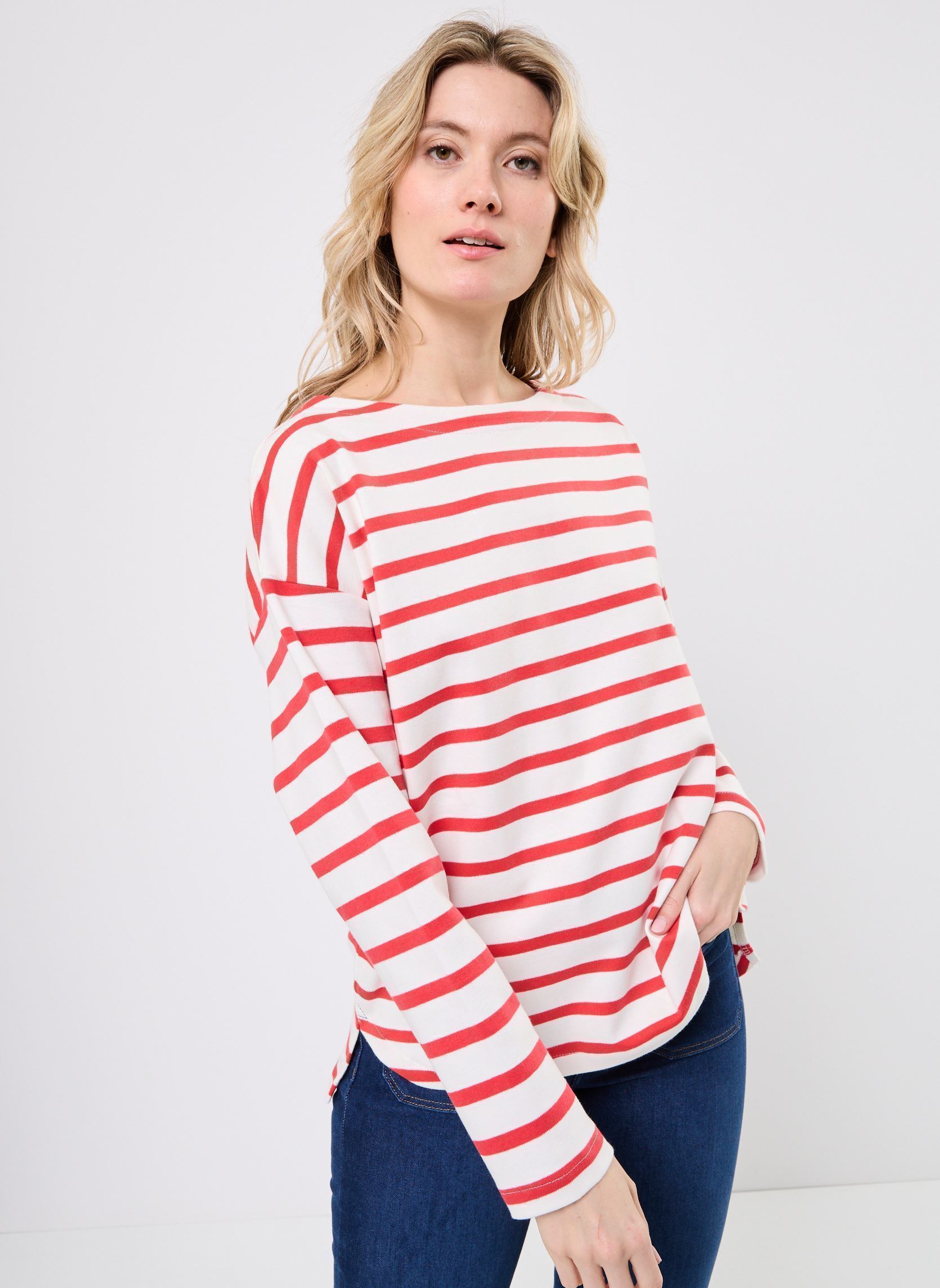 Pulls BYRAMSI PULLOVER femme bleu B-Young Pulls BYRAMSI PULLOVER femme bleu Poinsettia Mix