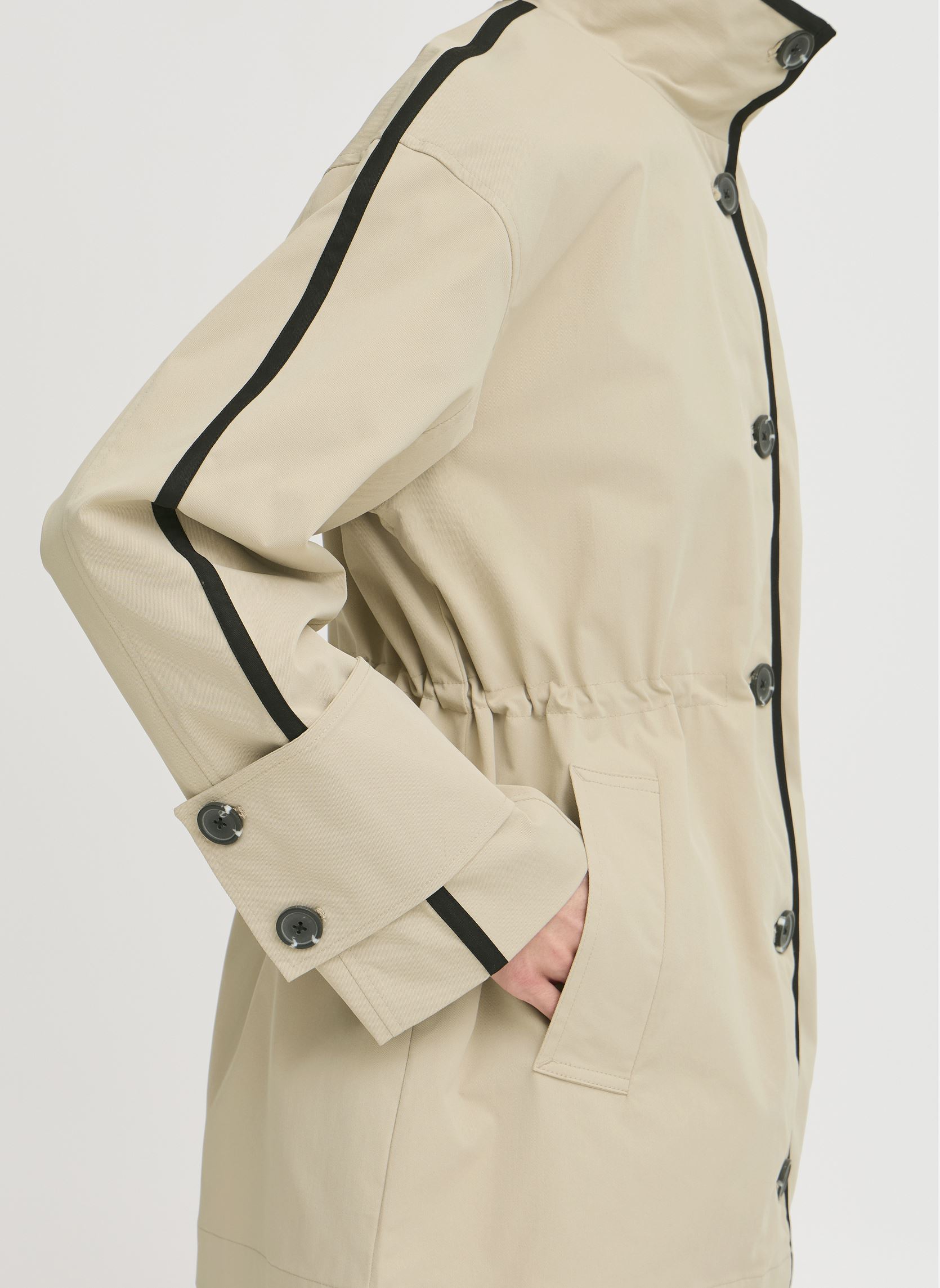Mantels BYAMONA PARKA dames beige B-Young Mantels BYAMONA PARKA dames beige Humus