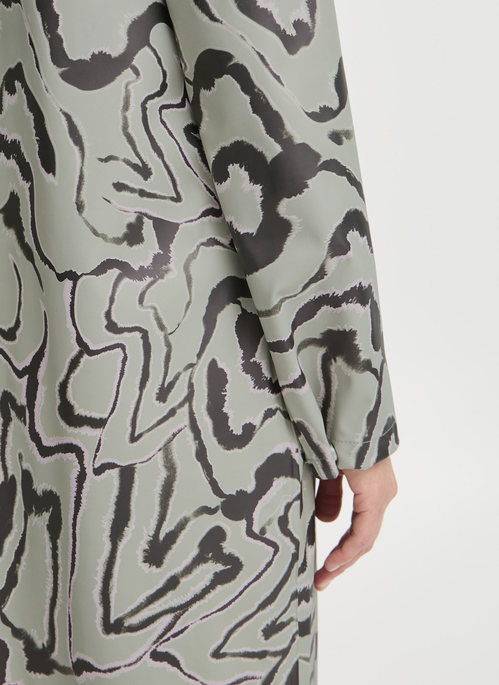 Mantels BYAVAN AOP COAT dames beige B-Young Mantels BYAVAN AOP COAT dames beige Tea Abstract Animal
