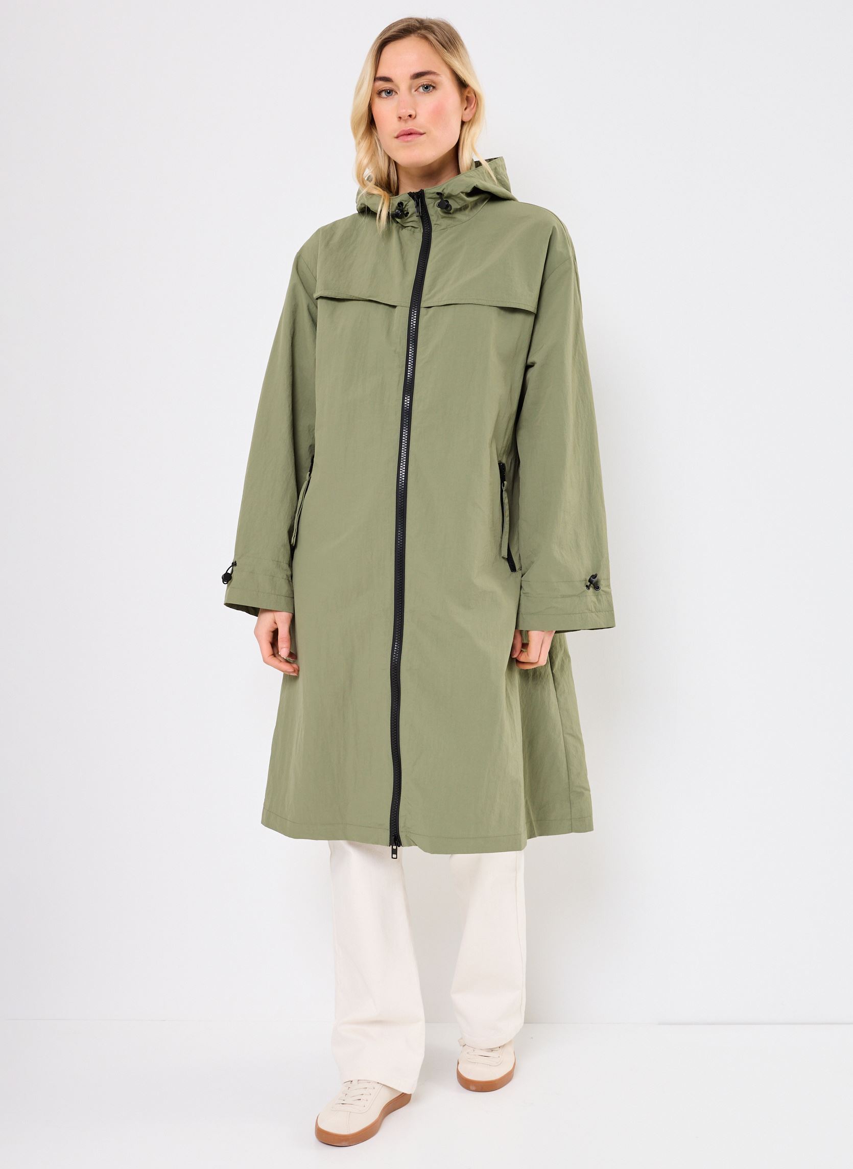 Winterjas BYANETTA PARKA COAT dames groen B-Young Winterjas BYANETTA PARKA COAT dames groen Four Leaf Clover