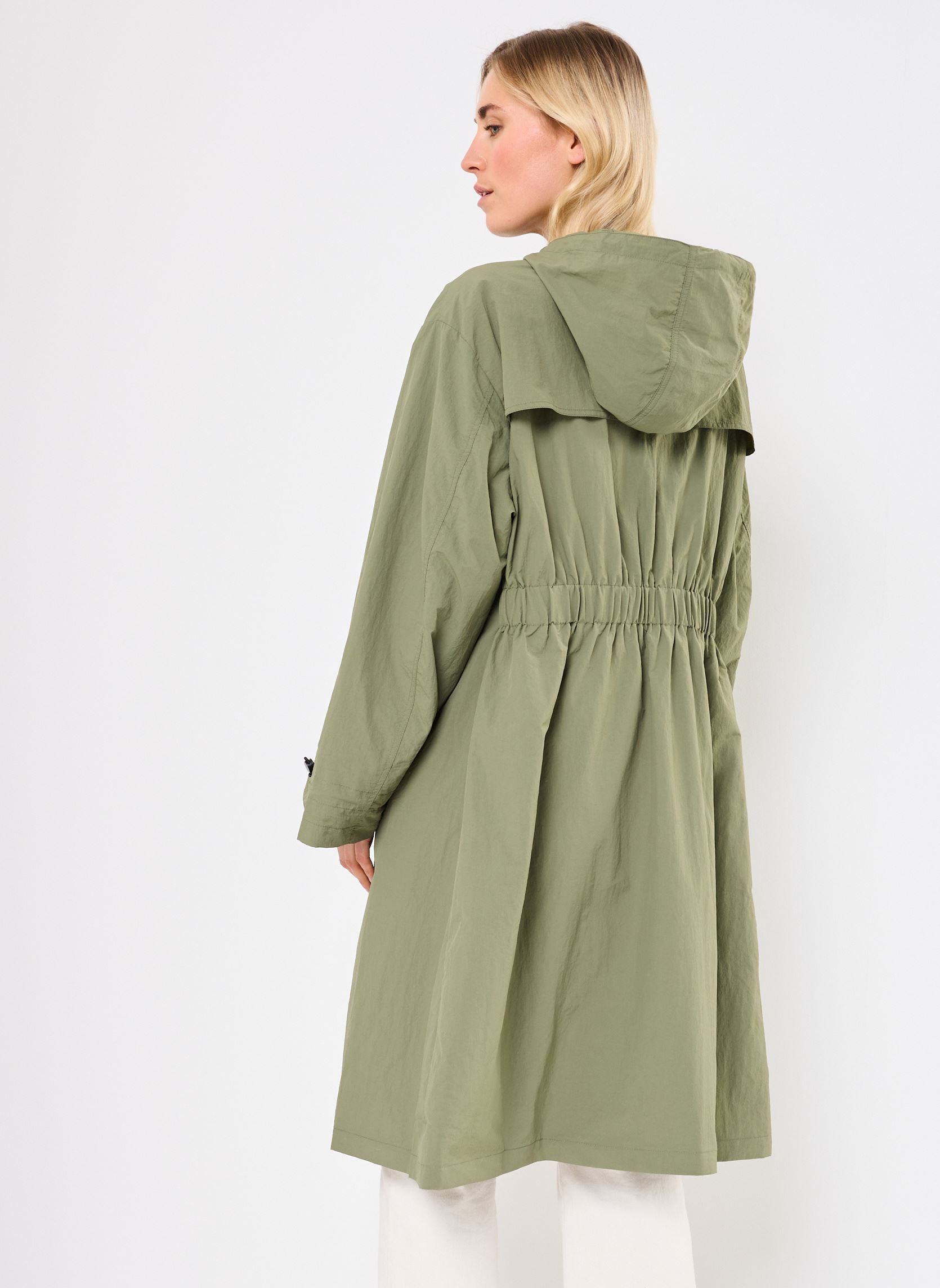 Winterjas BYANETTA PARKA COAT dames groen B-Young Winterjas BYANETTA PARKA COAT dames groen Four Leaf Clover