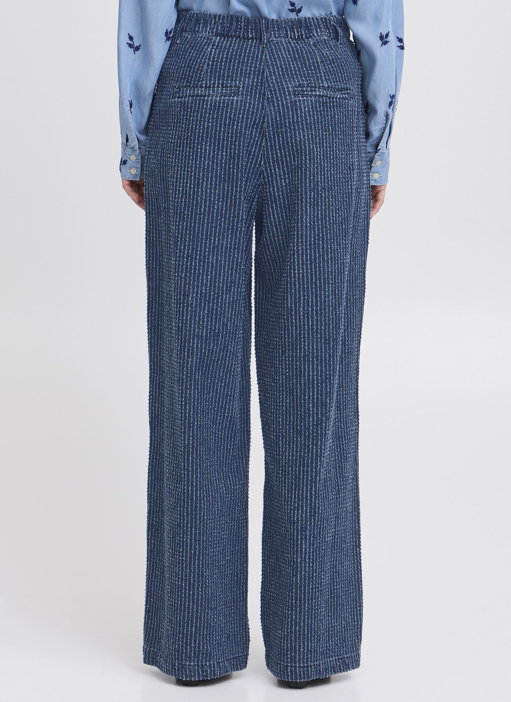 Wijde jeans / Flared Jeans BYKANILLA PANTS dames blauw B-Young Wijde jeans / Flared Jeans BYKANILLA PANTS dames blauw Mid Blue Denim