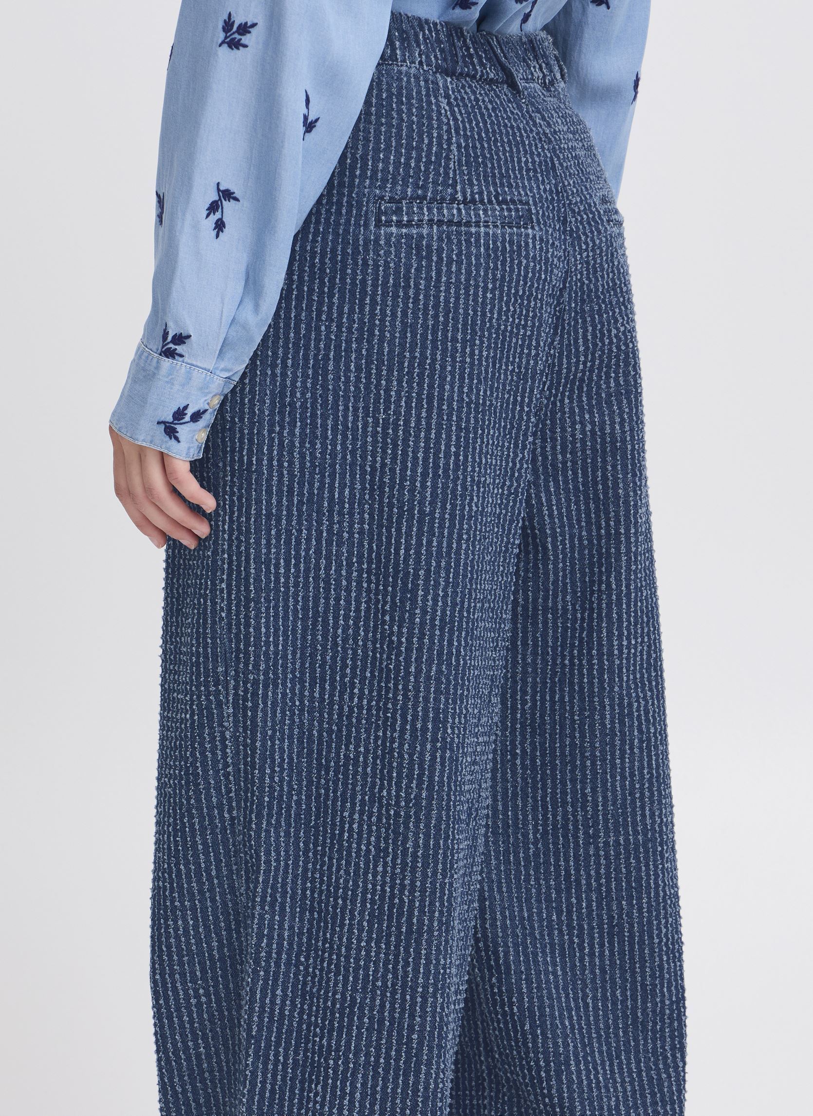 Wijde jeans / Flared Jeans BYKANILLA PANTS dames blauw B-Young Wijde jeans / Flared Jeans BYKANILLA PANTS dames blauw Mid Blue Denim