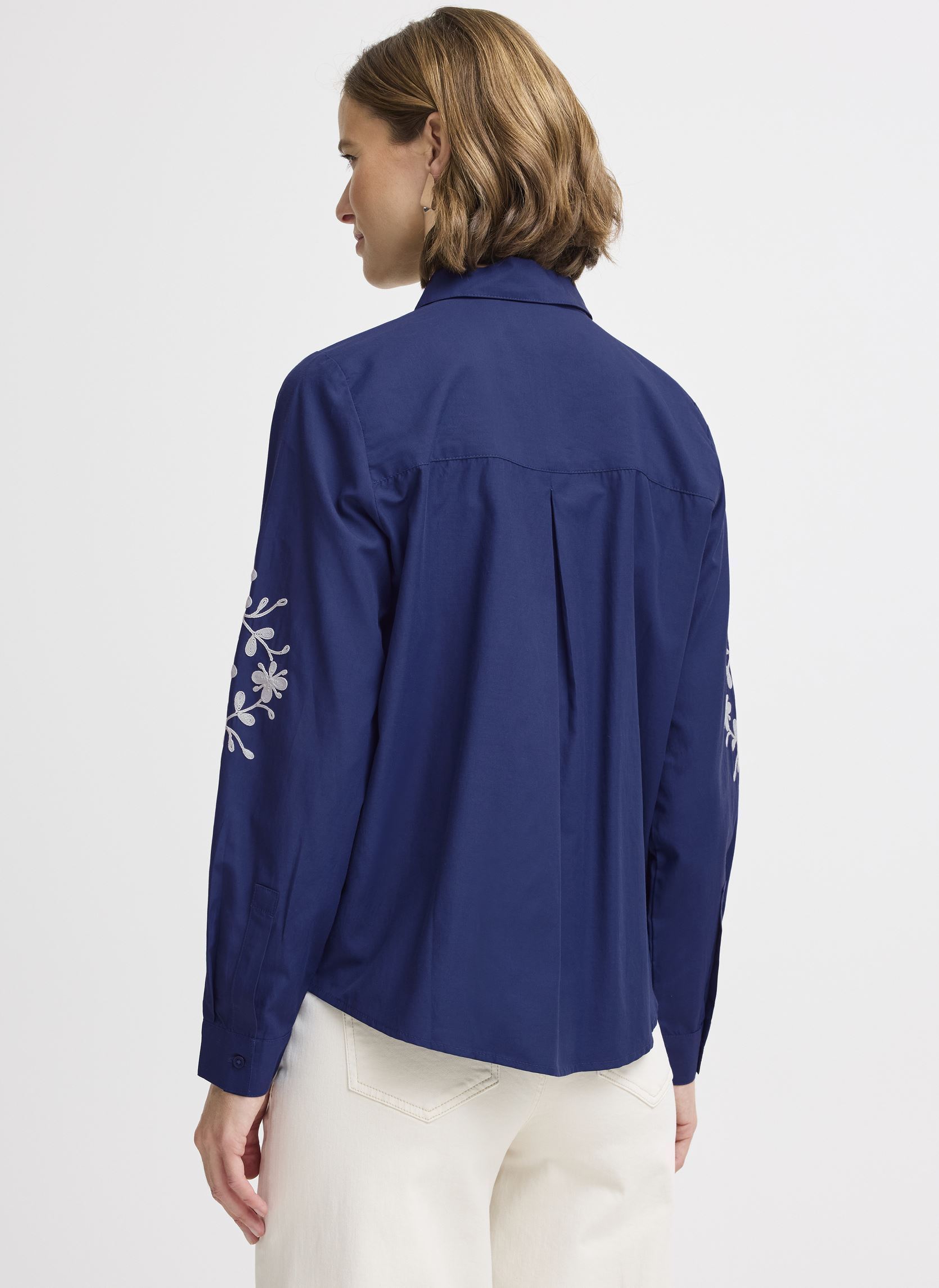 Langarm-Hemden BYHETILA SHIRT 3 damen blau B-Young Langarm-Hemden BYHETILA SHIRT 3 damen blau Medieval Blue