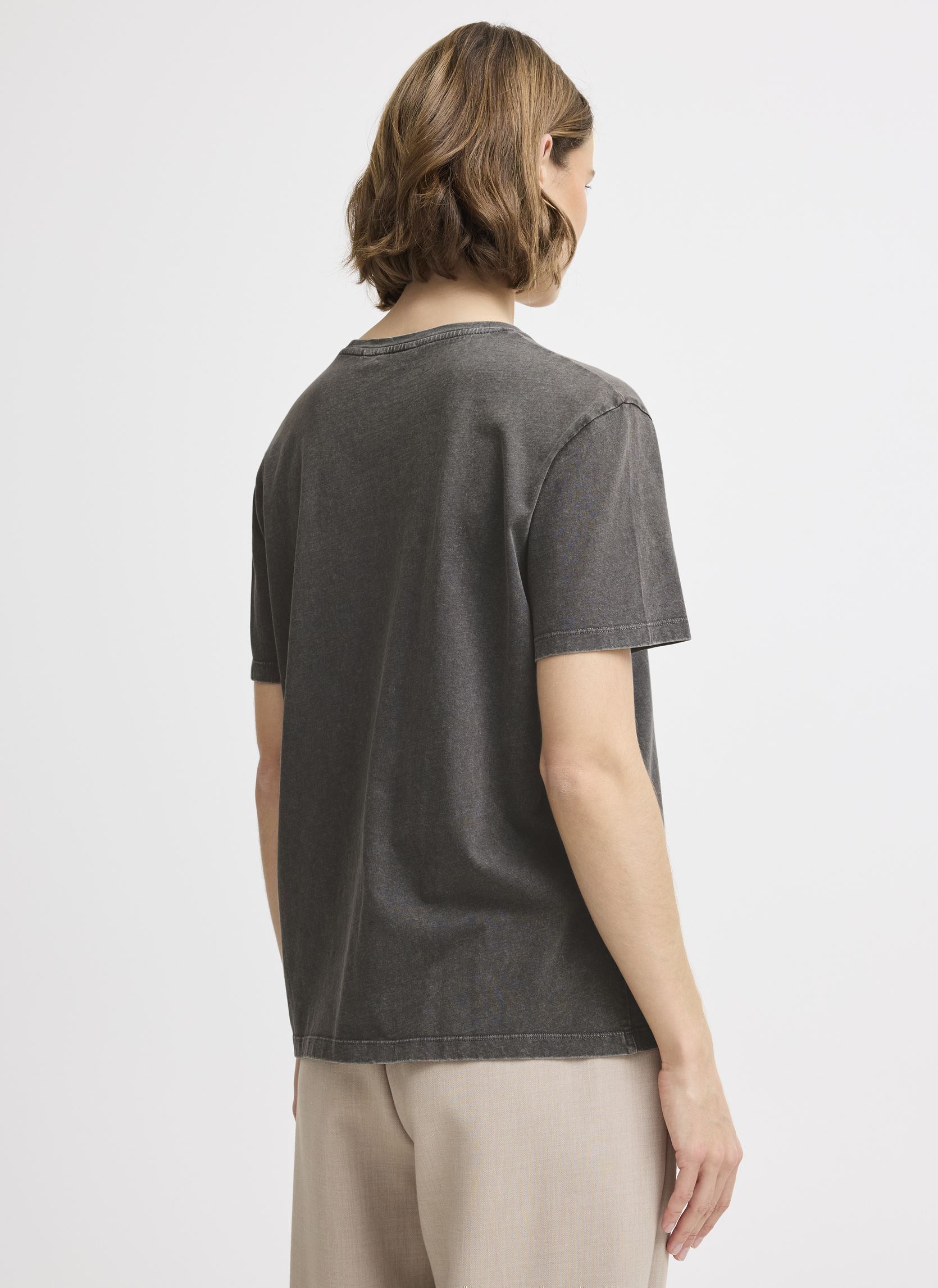 T-shirts met korte mouwen BYSOLKO TEXT TSHIRT dames bruin B-Young T-shirts met korte mouwen BYSOLKO TEXT TSHIRT dames bruin Java