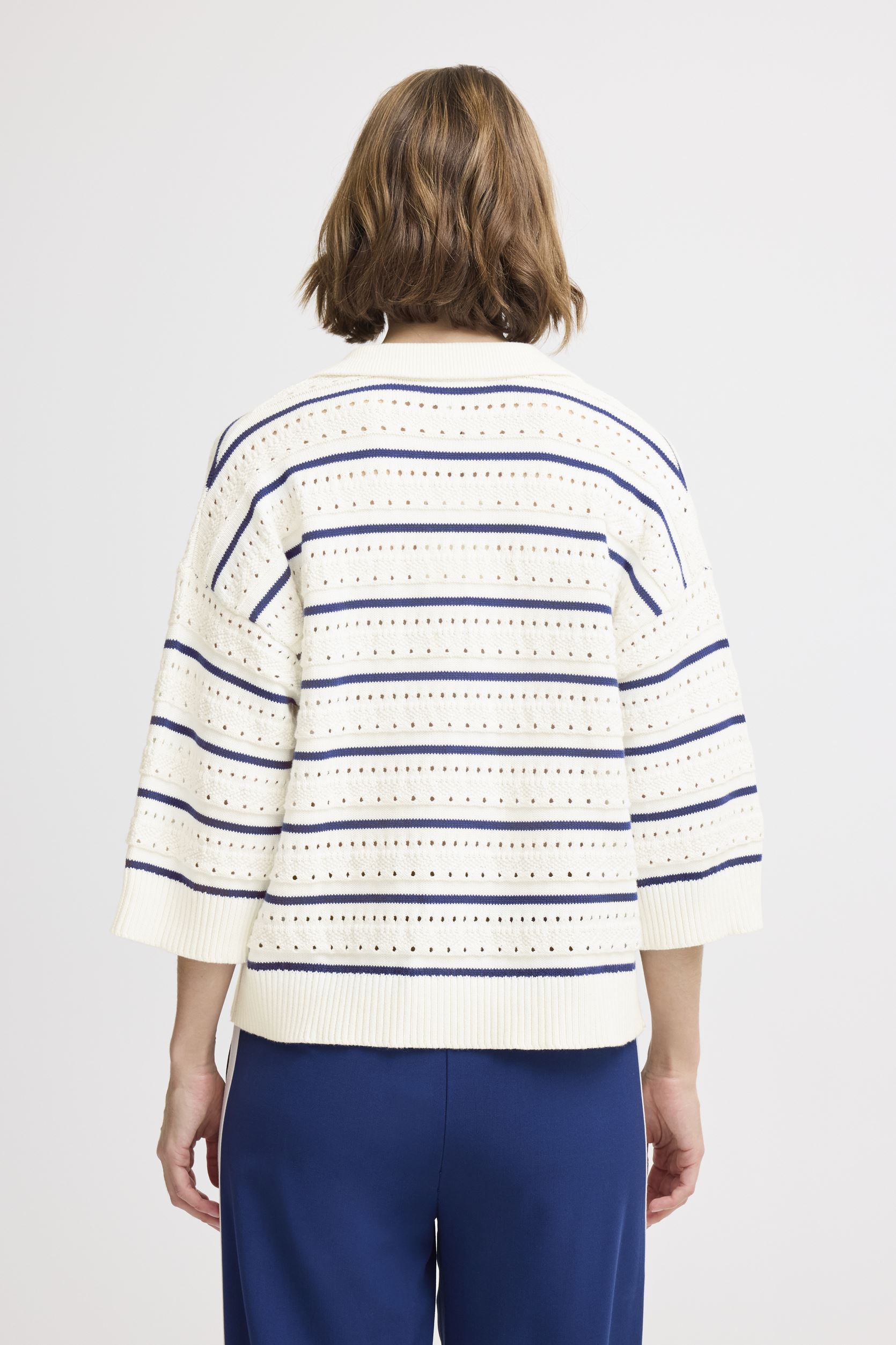 Tee-shirts manches longues BYMADALENA POLO - femme blanc B-Young Tee-shirts manches longues BYMADALENA POLO - femme blanc Marshmallow Mix