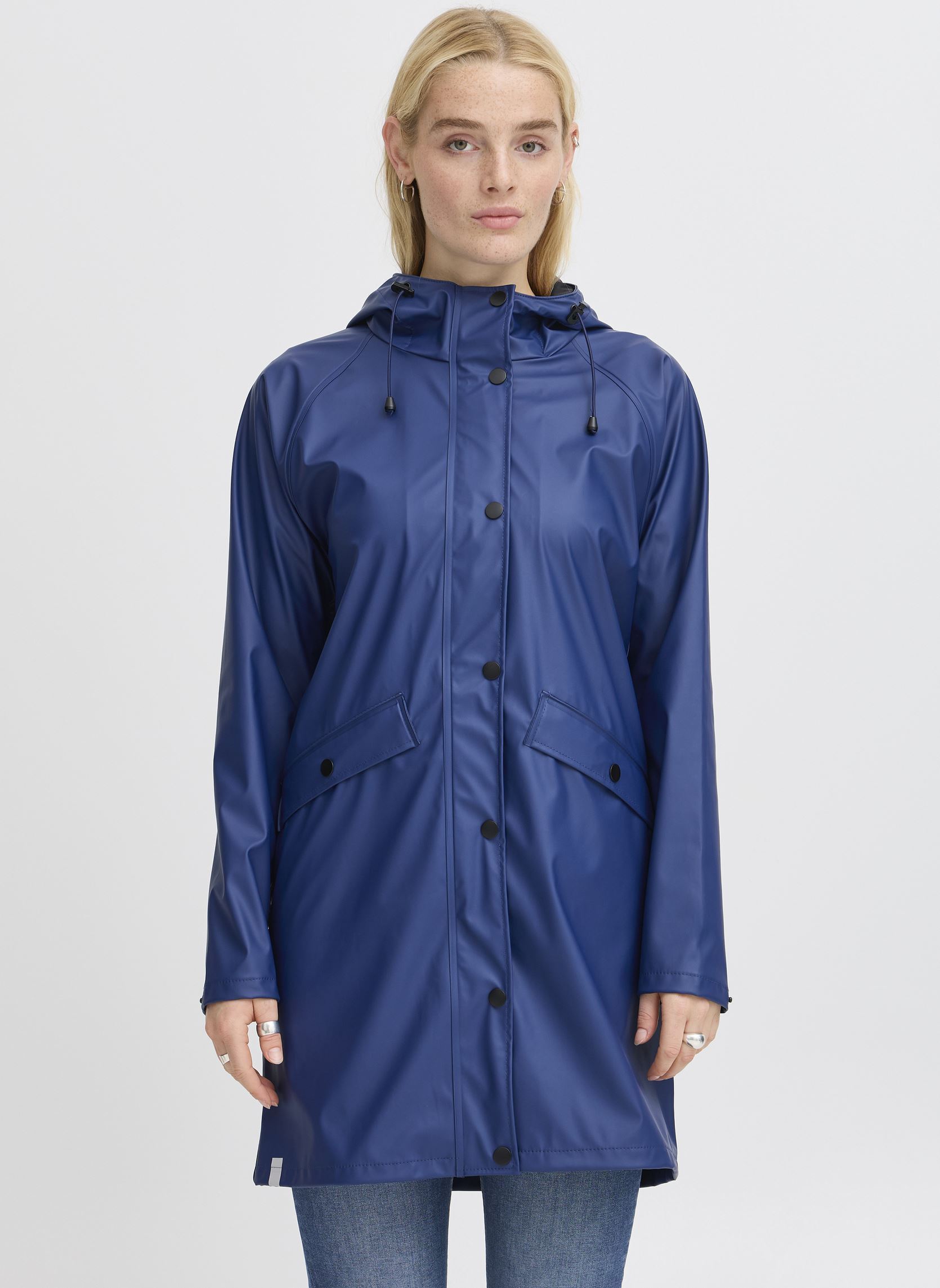 Winterjas IhtaziI Ja dames blauw Ichi Winterjas IhtaziI Ja dames blauw Medieval Blue