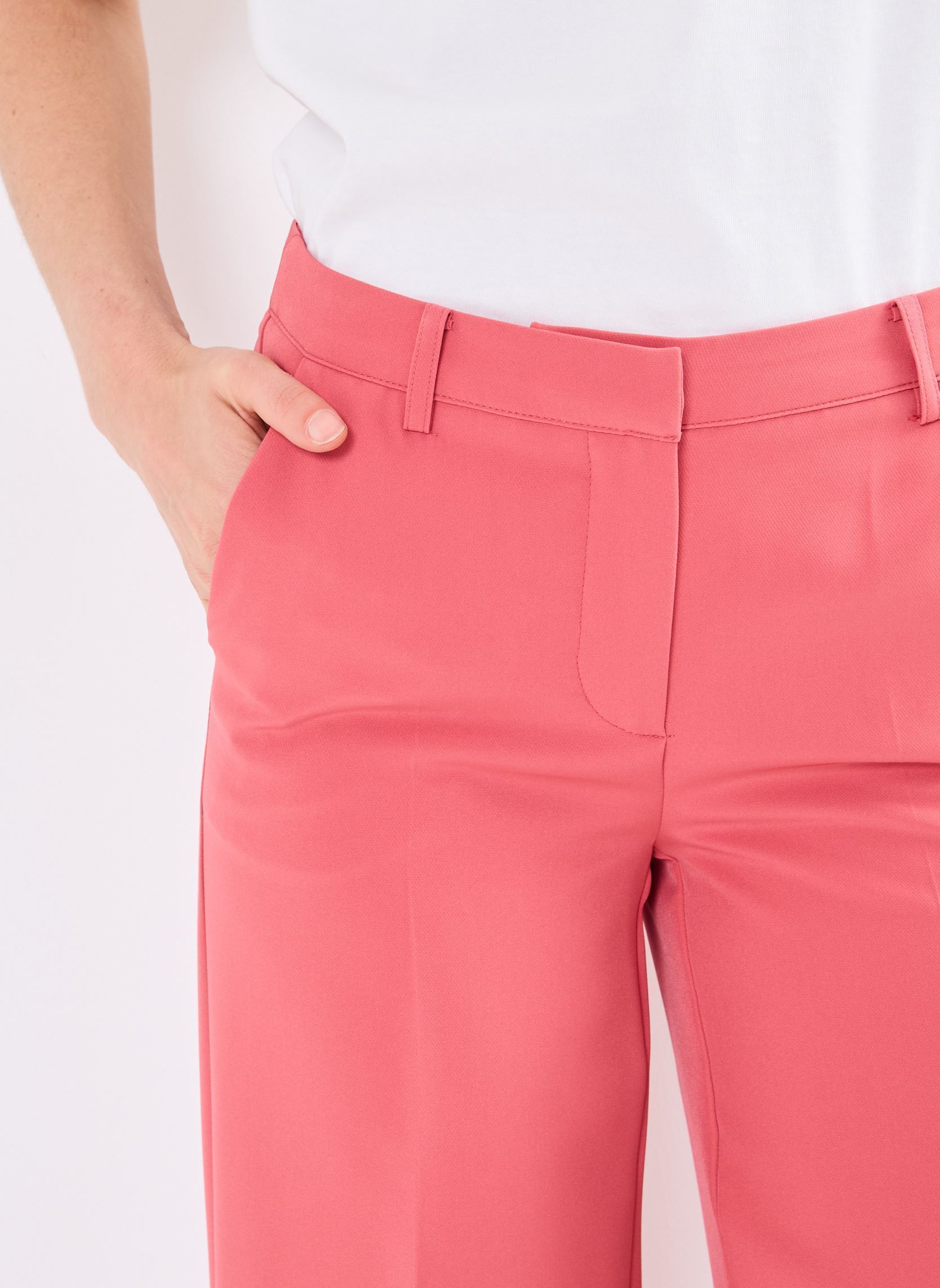 Pantalons larges IHLEXI WIDE PA femme rose Ichi Pantalons larges IHLEXI WIDE PA femme rose Holly Berry