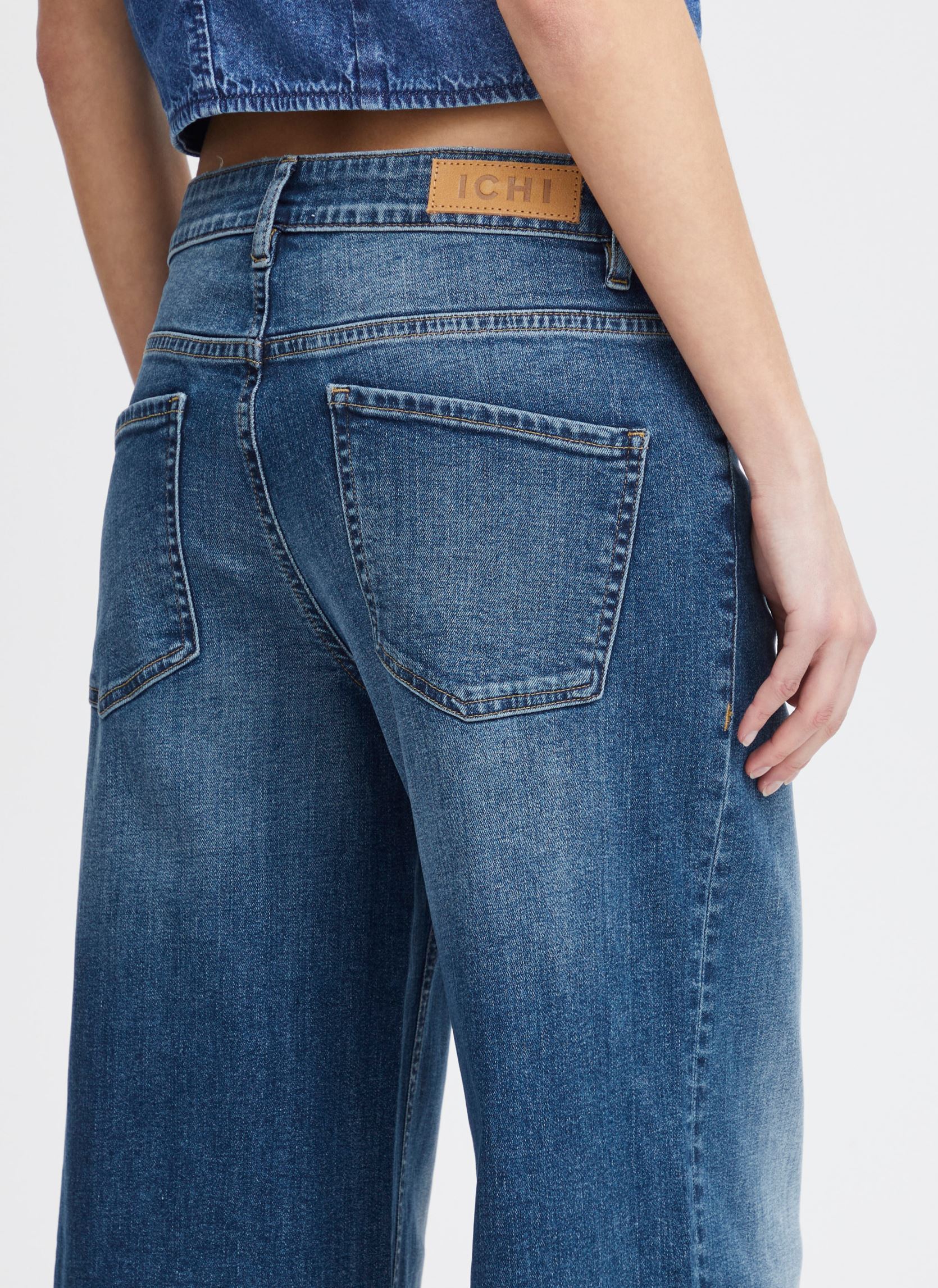 Jeans a zampa IHTWIGGY WIDE donna blu Ichi Jeans a zampa IHTWIGGY WIDE donna blu MEDIUM BLUE