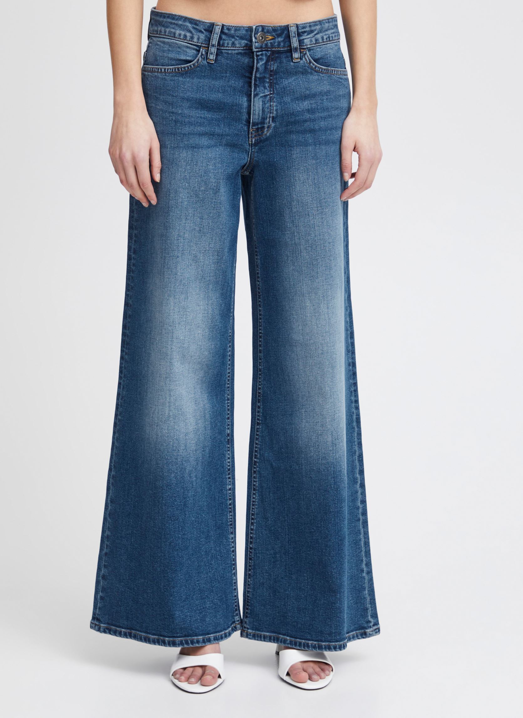 Jeans a zampa IHTWIGGY WIDE donna blu Ichi Jeans a zampa IHTWIGGY WIDE donna blu MEDIUM BLUE