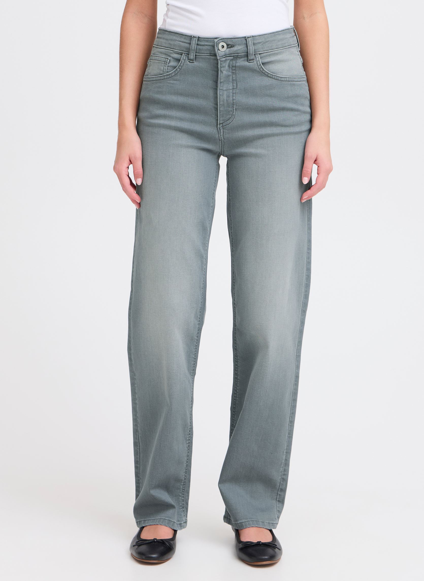 Jeans diritti IHTWIGGY STRAIGHT donna grigio Ichi Jeans diritti IHTWIGGY STRAIGHT donna grigio Light grey wash