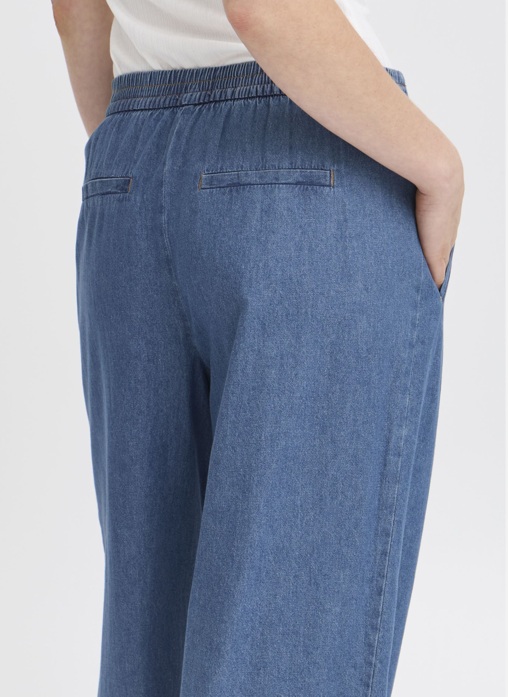 Pantaloni larghi IHARCHER PA donna blu Ichi Pantaloni larghi IHARCHER PA donna blu Washed med. blue