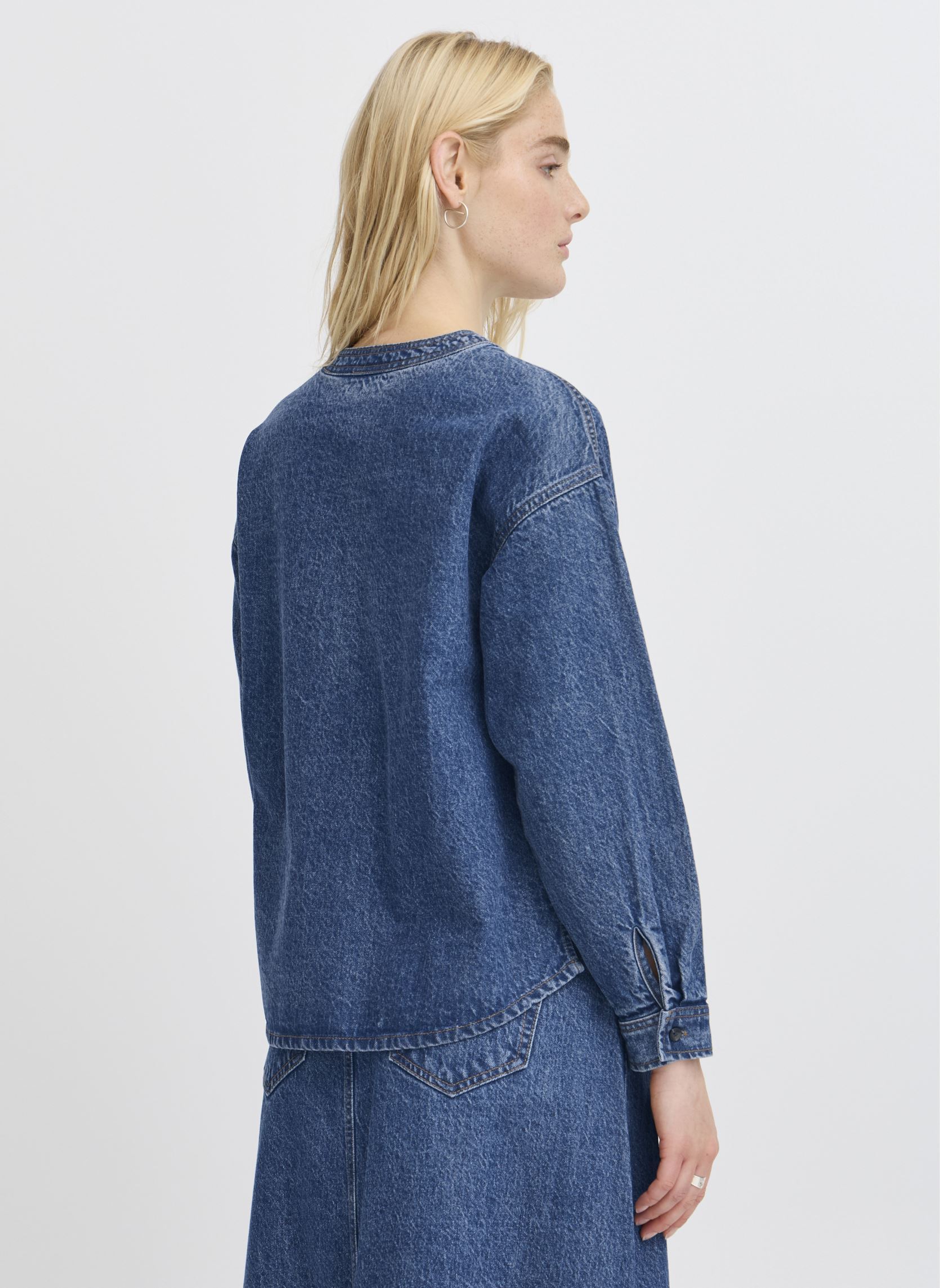 Jeansjacken IHAVENY SH damen blau Ichi Jeansjacken IHAVENY SH damen blau MEDIUM BLUE