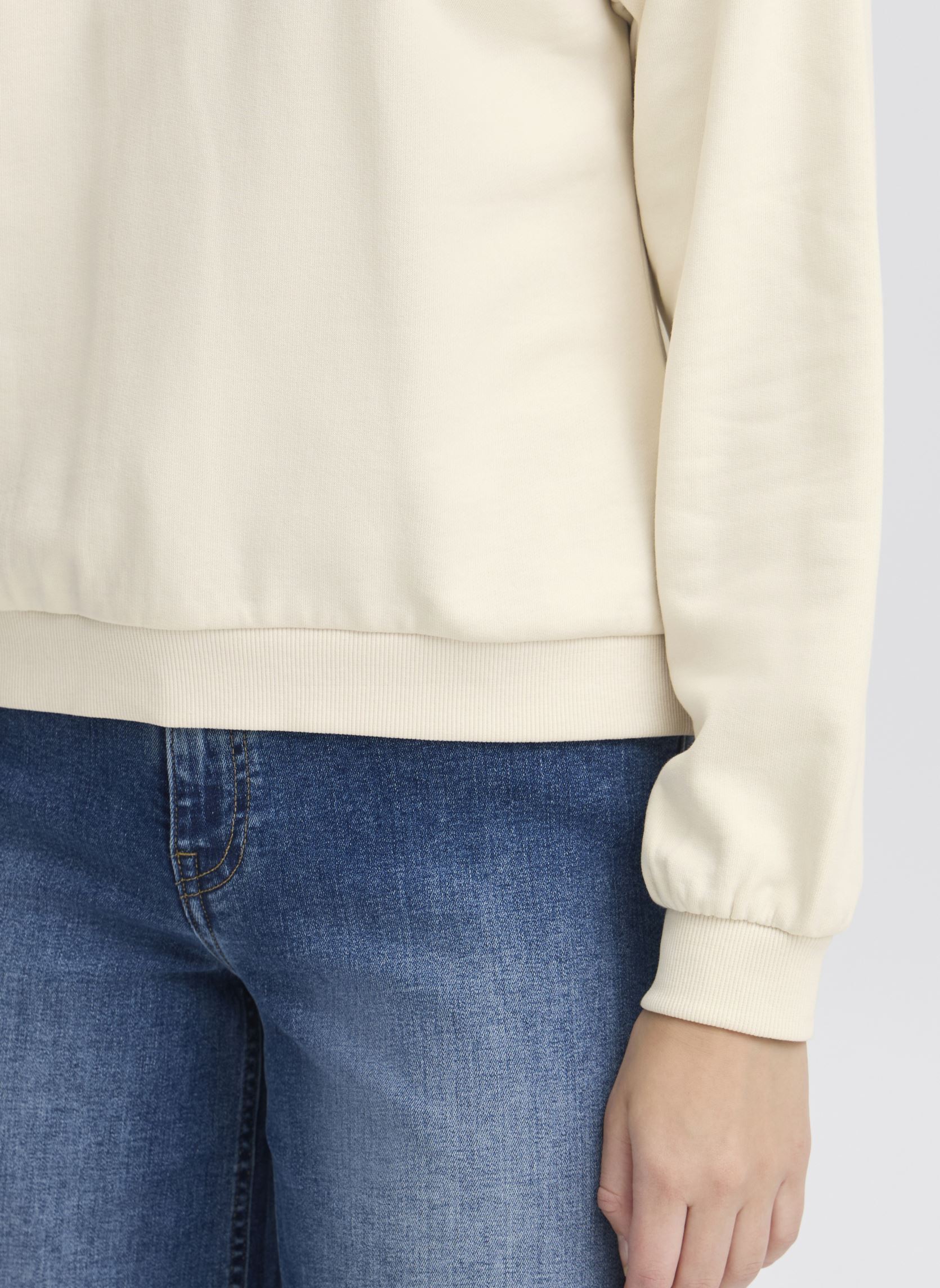 Sweater IHMARROT SW dames wit Ichi Sweater IHMARROT SW dames wit Birch