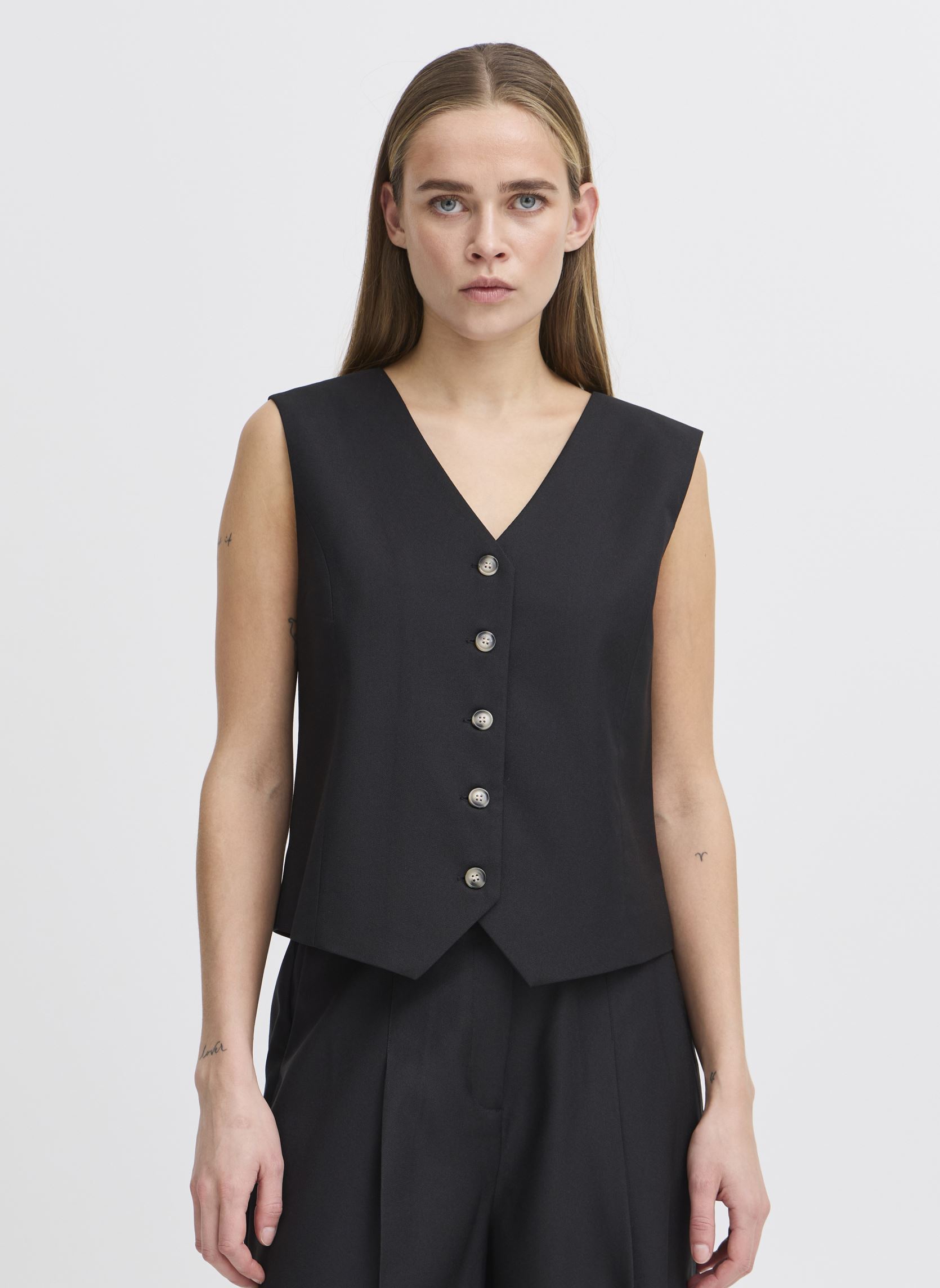 Gilets IHZIMMIE WA2 femme noir Ichi Gilets IHZIMMIE WA2 femme noir Black