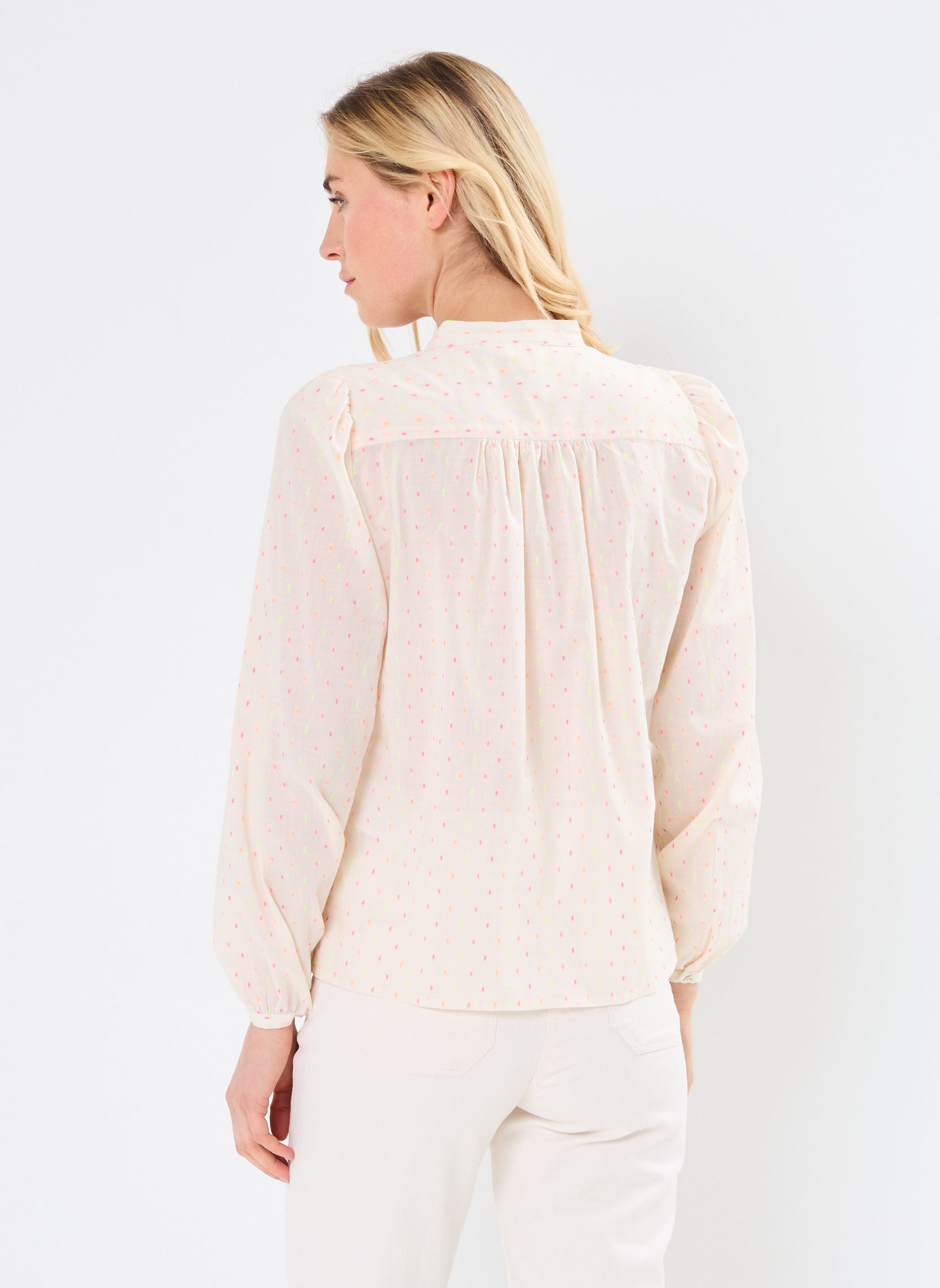 Blouses met lange mouwen IHFIVOLA SH dames wit Ichi Blouses met lange mouwen IHFIVOLA SH dames wit Birch