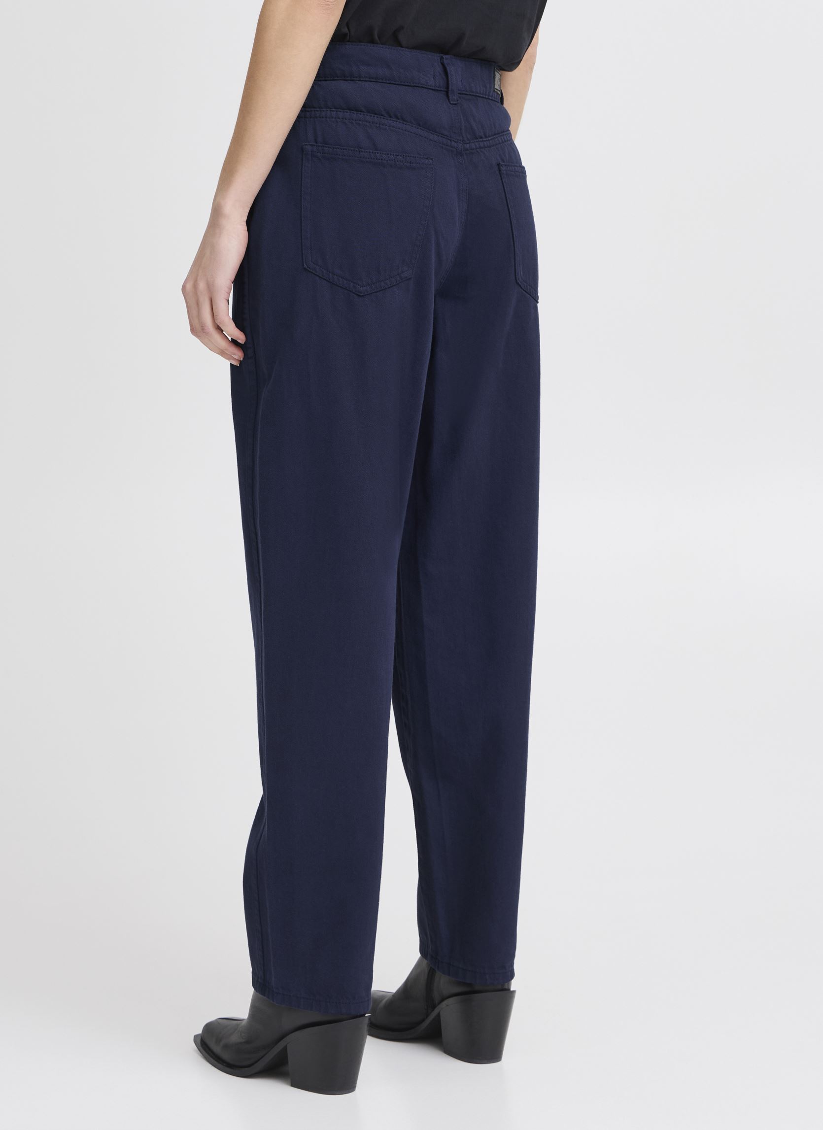 Pantaloni dritti IHHEZANO PA donna blu Ichi Pantaloni dritti IHHEZANO PA donna blu Medieval Blue