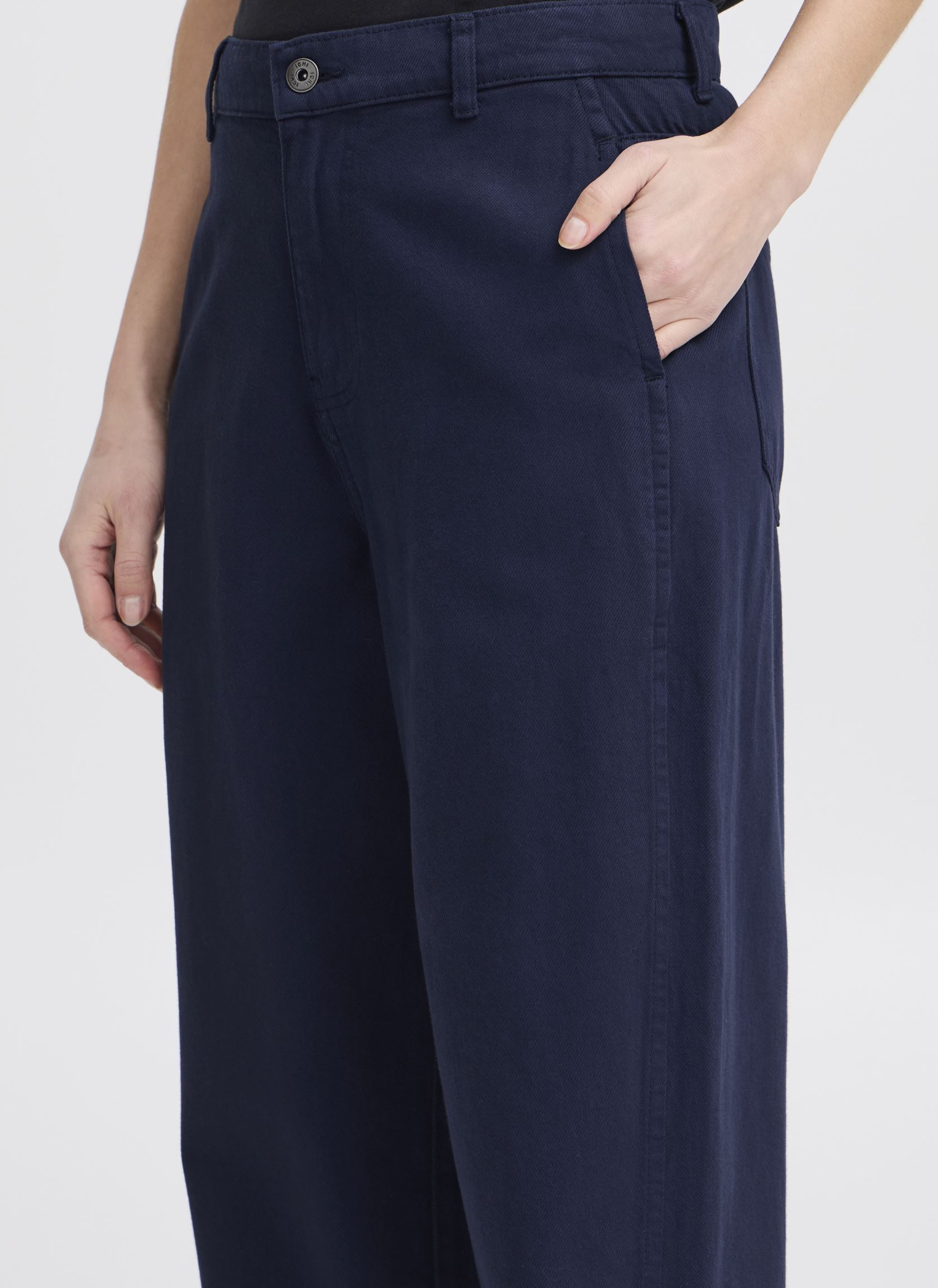 Pantaloni dritti IHHEZANO PA donna blu Ichi Pantaloni dritti IHHEZANO PA donna blu Medieval Blue