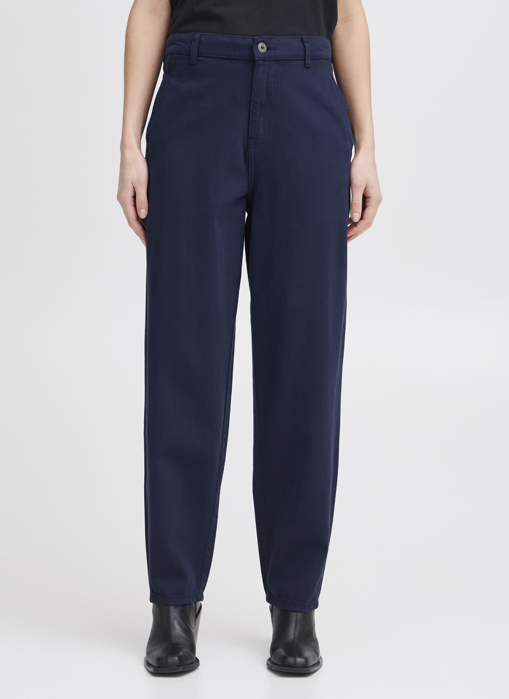 Pantaloni dritti IHHEZANO PA donna blu Ichi Pantaloni dritti IHHEZANO PA donna blu Medieval Blue