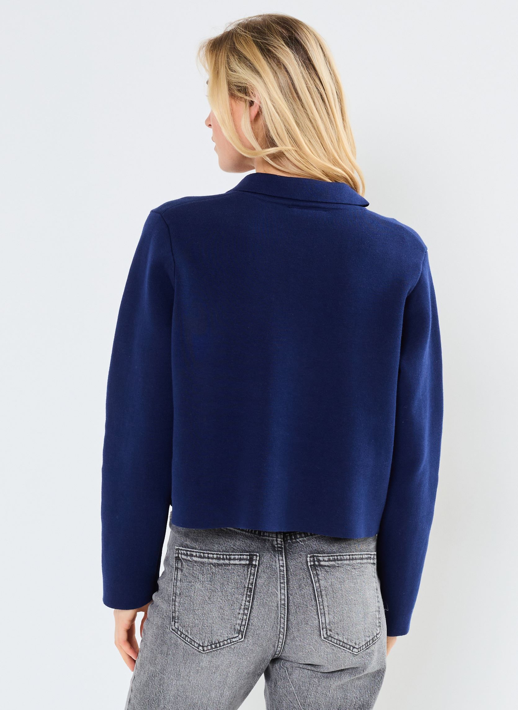 Vesten IHKETTY CA dames blauw Ichi Vesten IHKETTY CA dames blauw Medieval Blue